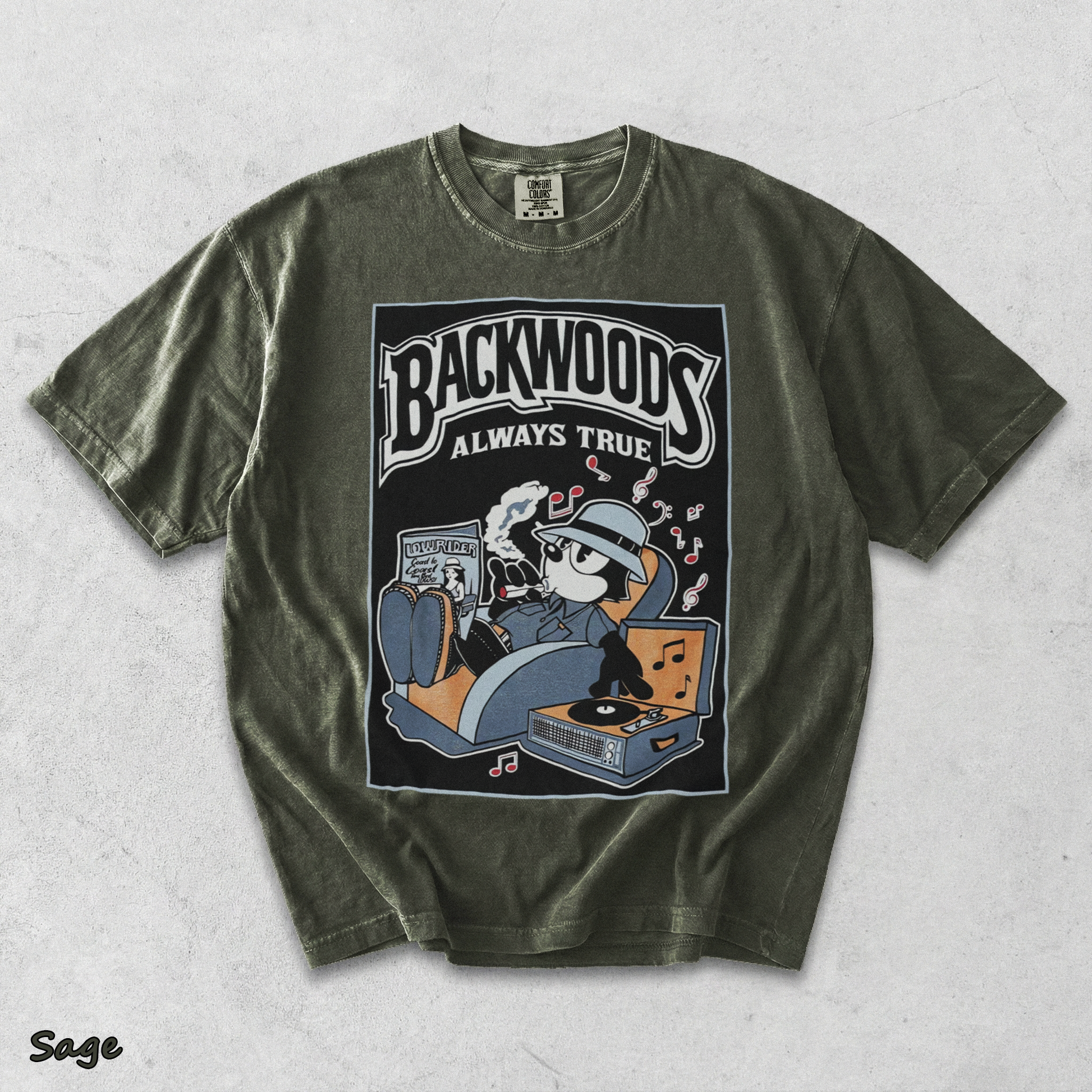 Backwoods - Sage mockup
