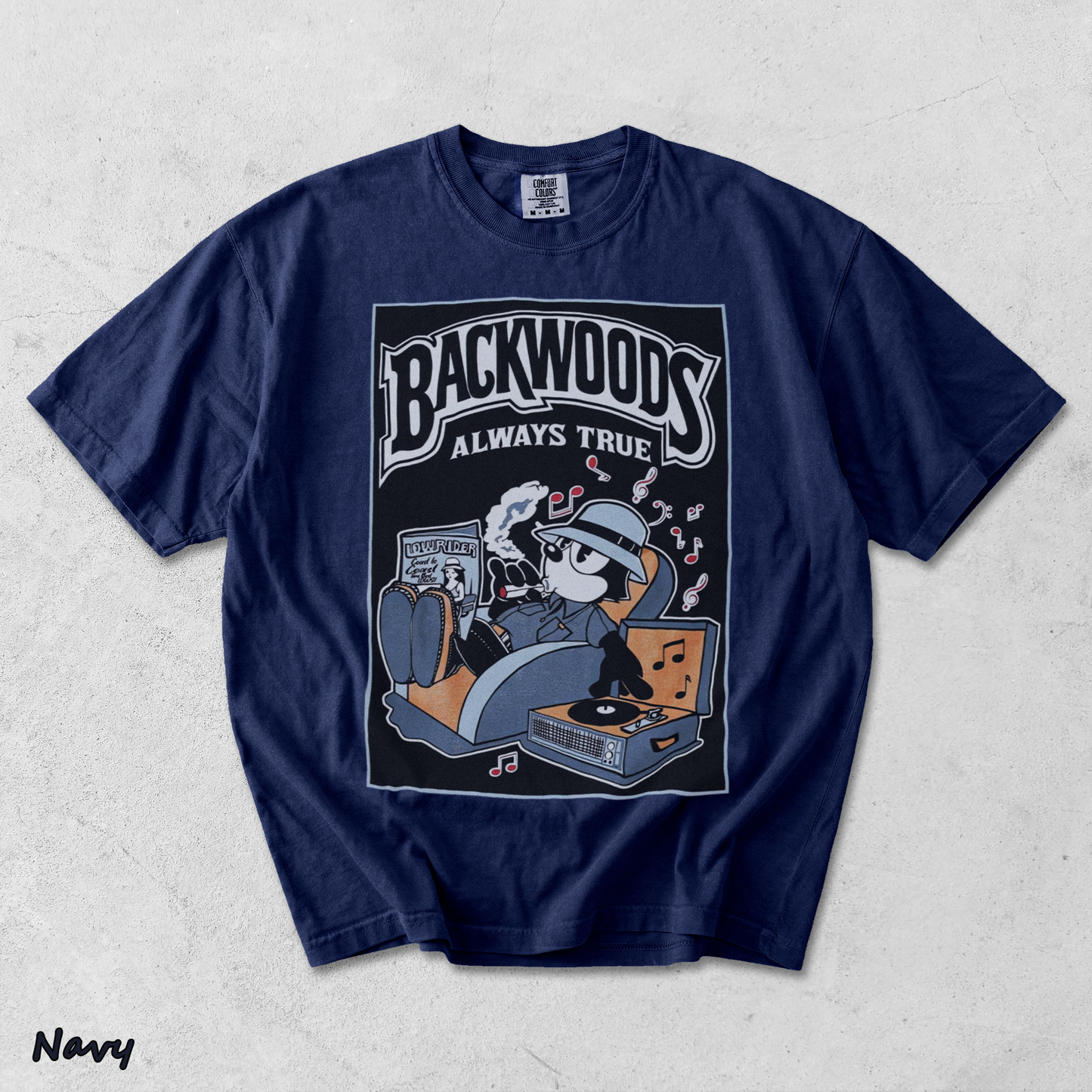 Backwoods - True Navy mockup