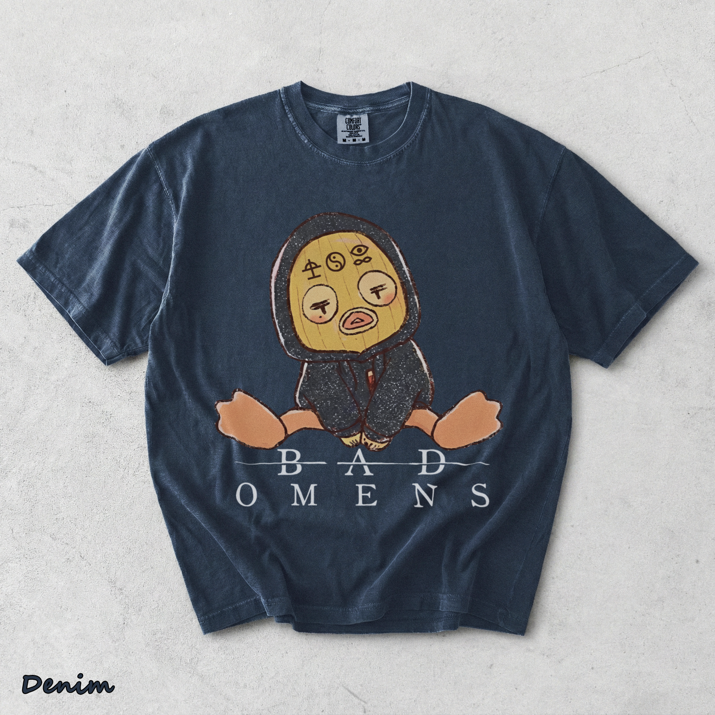 Bad Omens S - Denim mockup