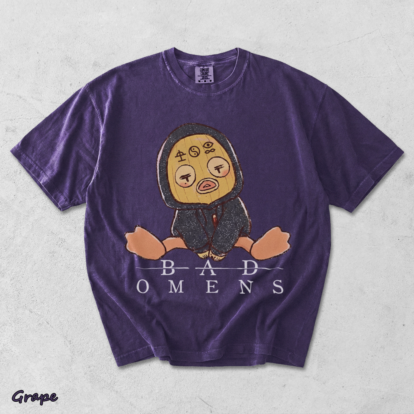 Bad Omens S - Grape mockup