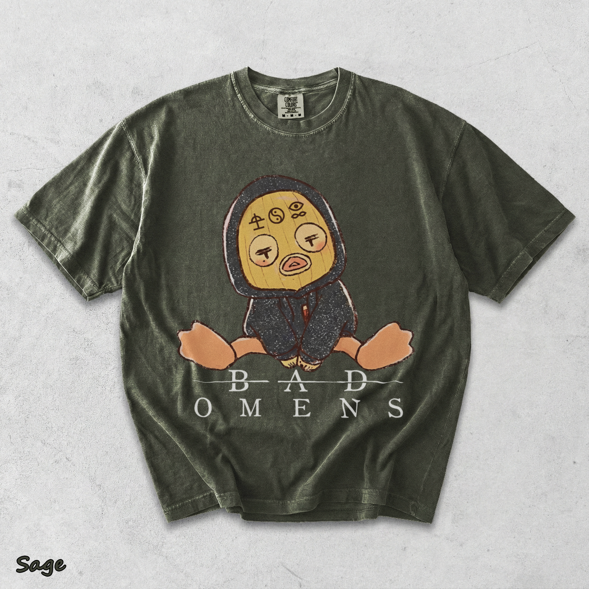 Bad Omens S - Sage mockup