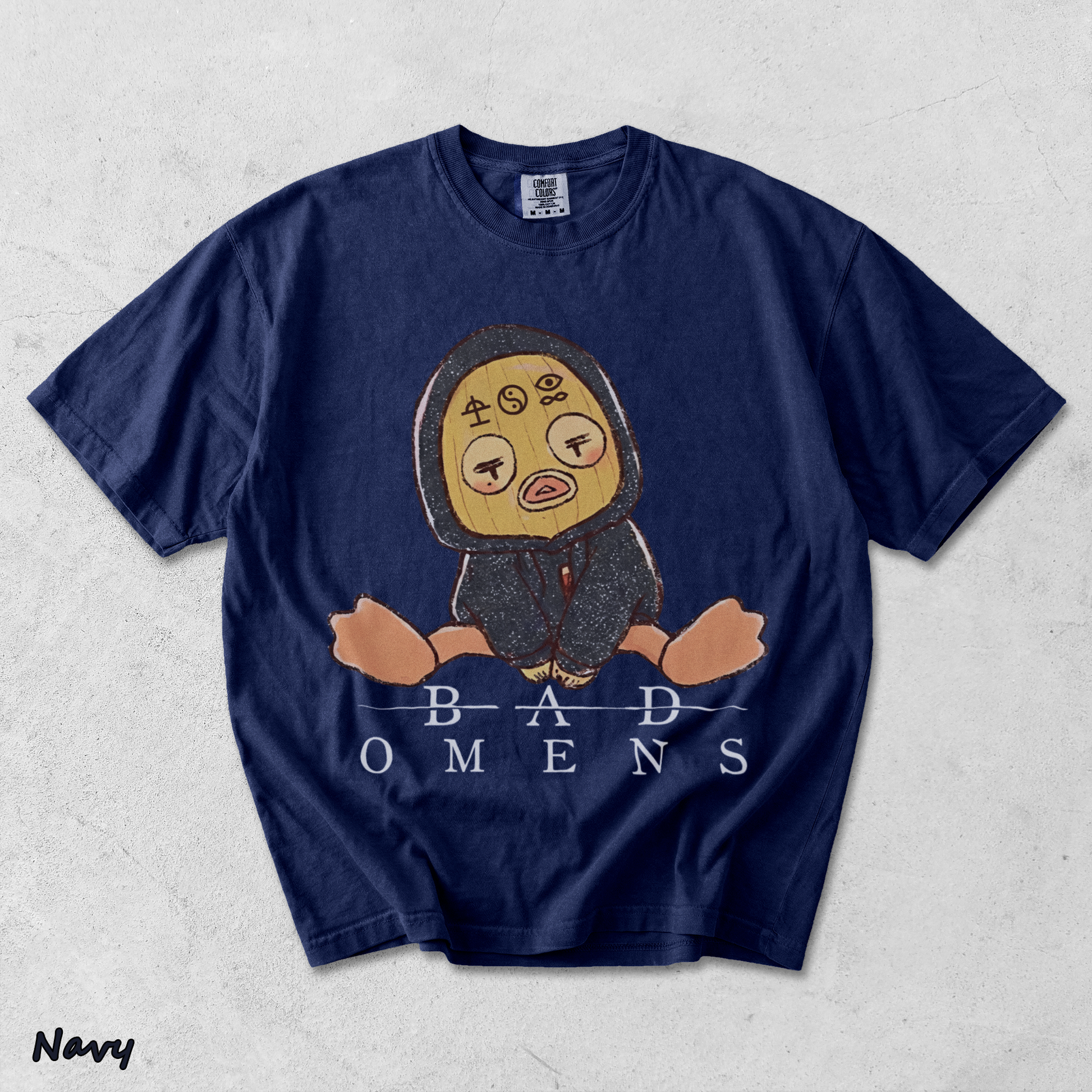 Bad Omens S - True Navy mockup