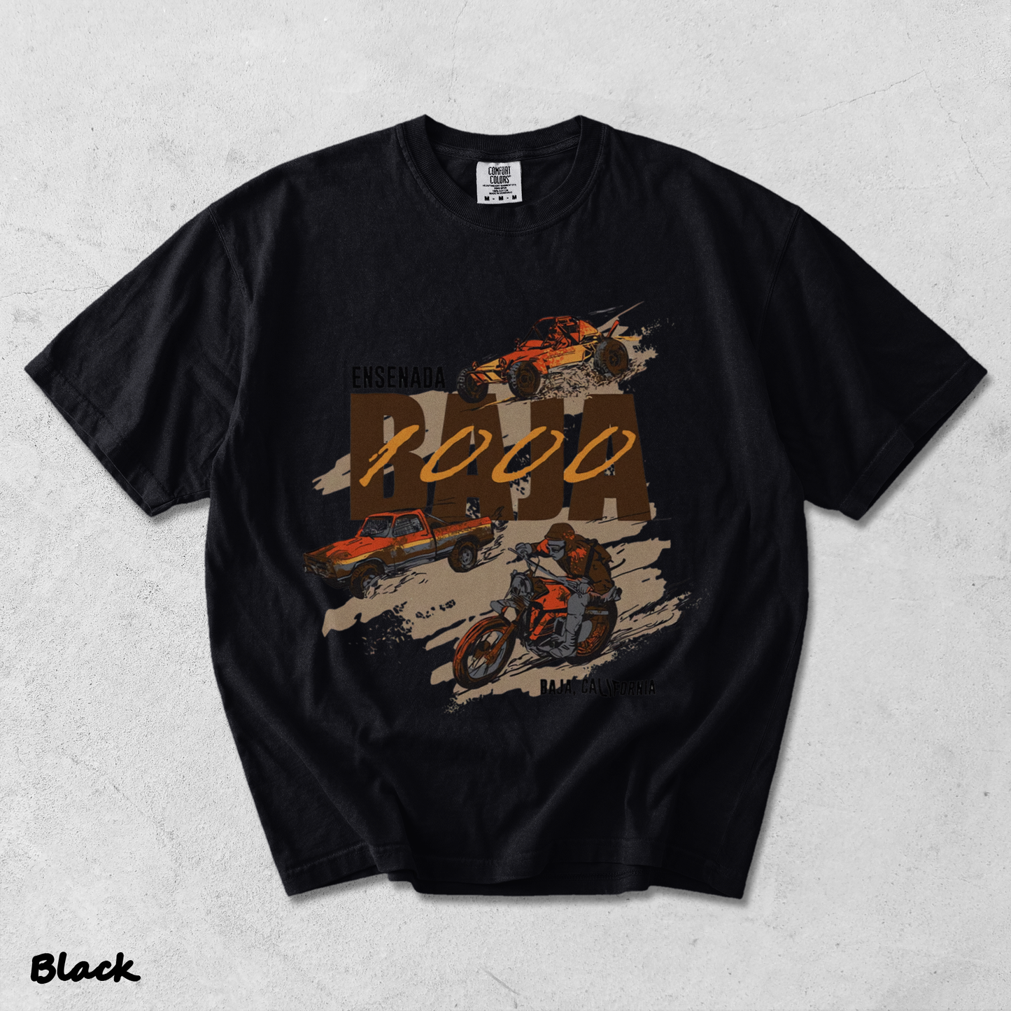 BAJA 1000 - Black mockup