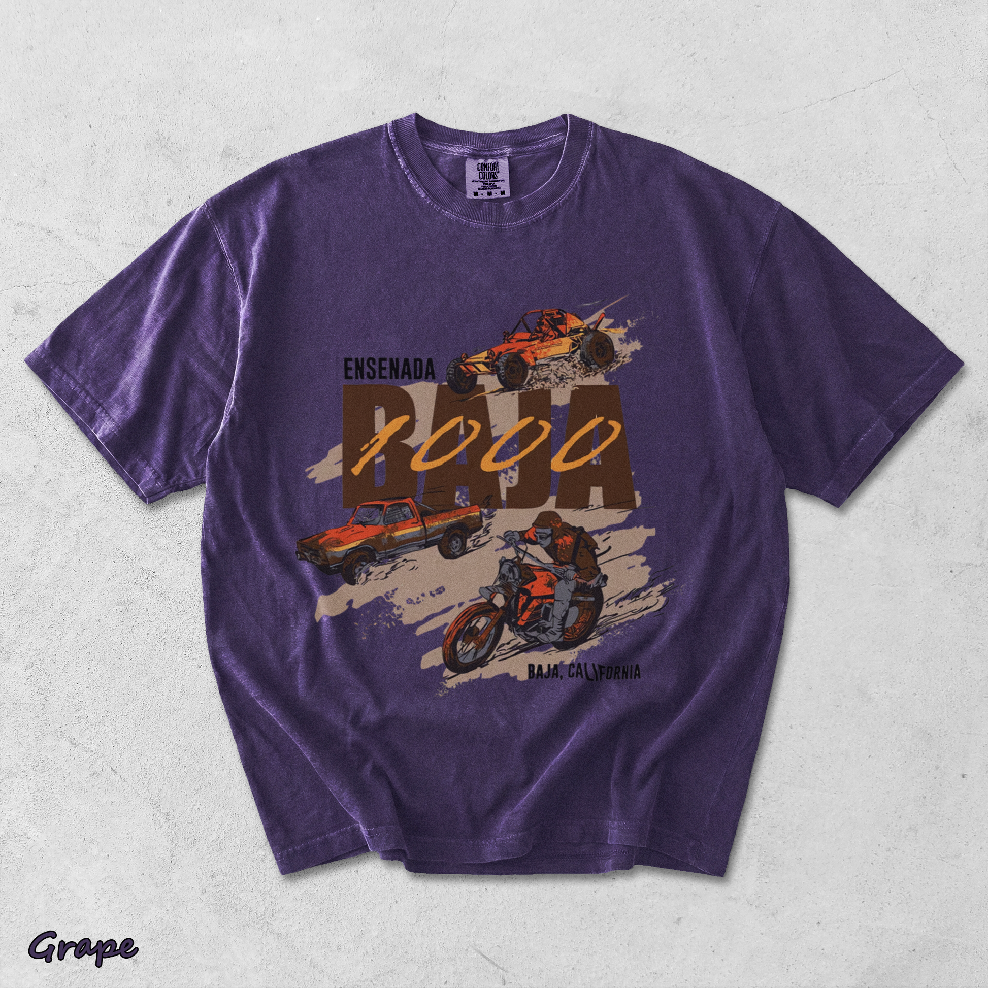 BAJA 1000 - Grape mockup
