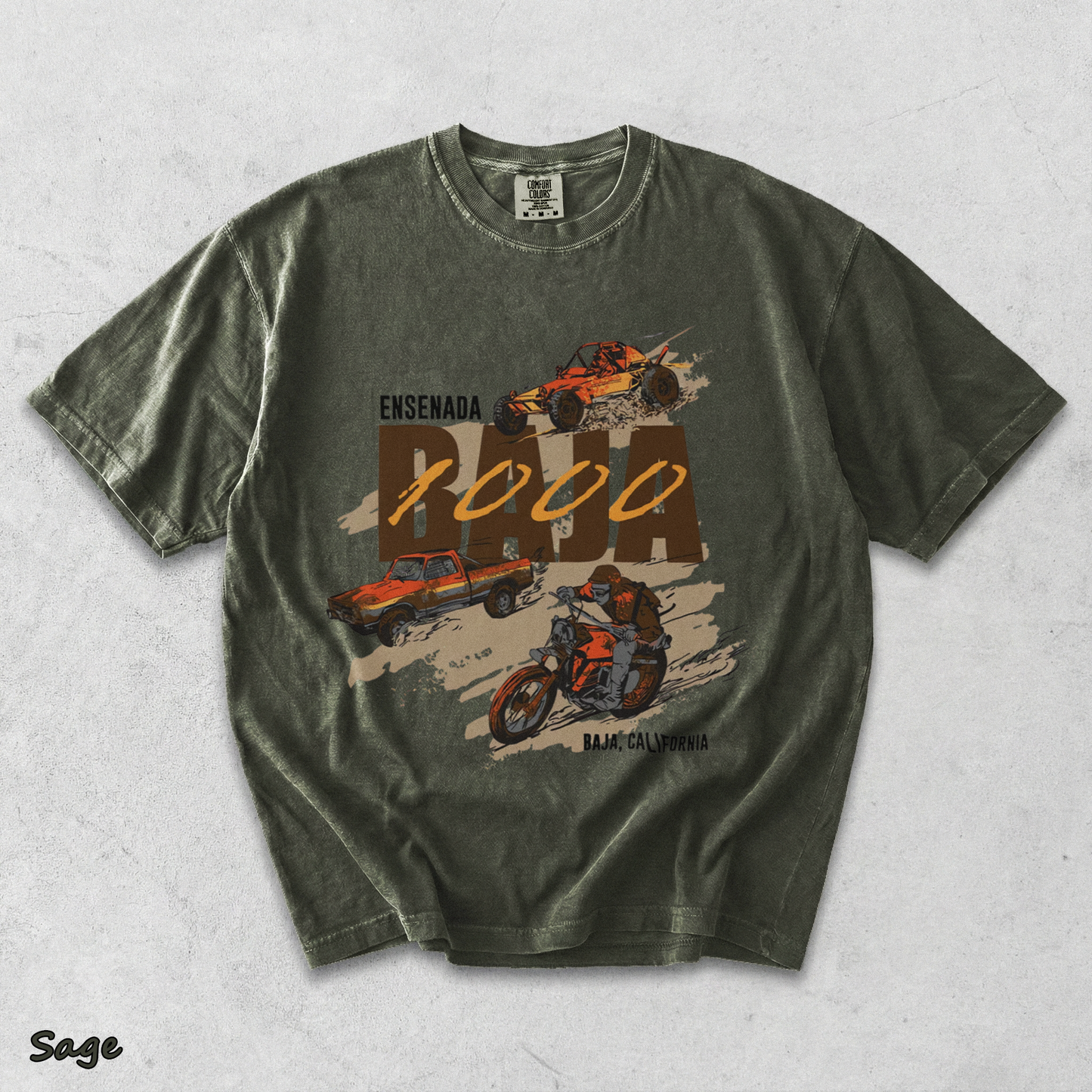 BAJA 1000 - Sage mockup