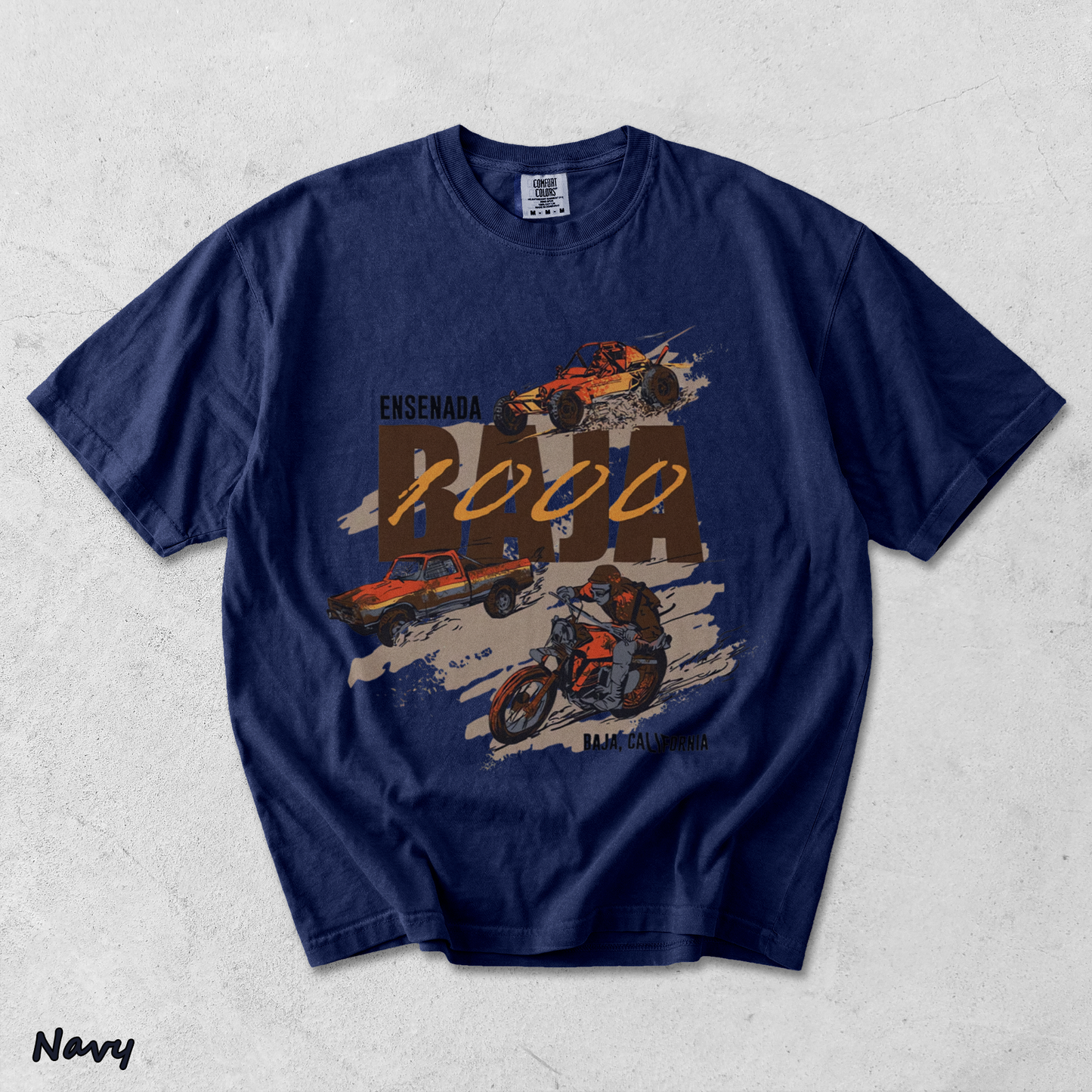 BAJA 1000 - True Navy mockup