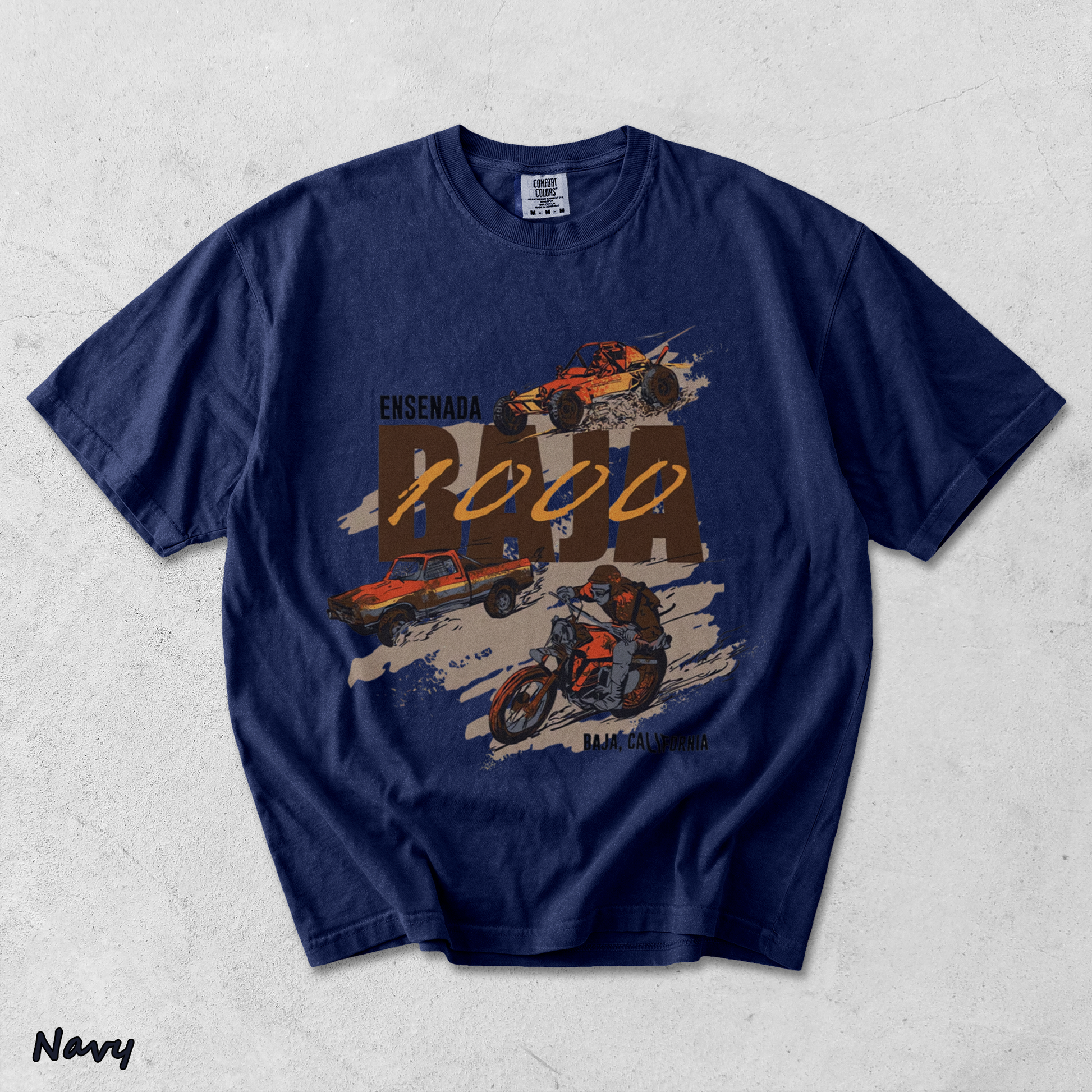 BAJA 1000 - True Navy mockup