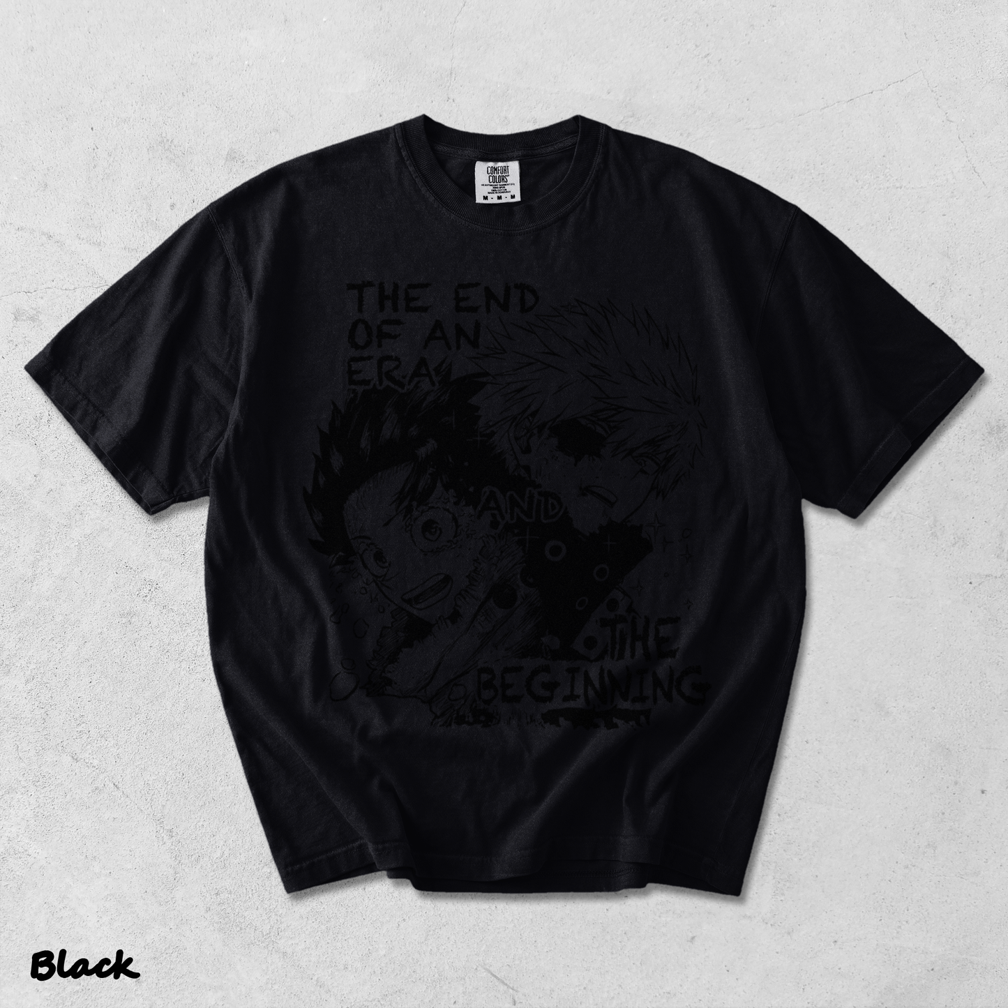 Bakugo x Deku The End & The Beginning - Black mockup