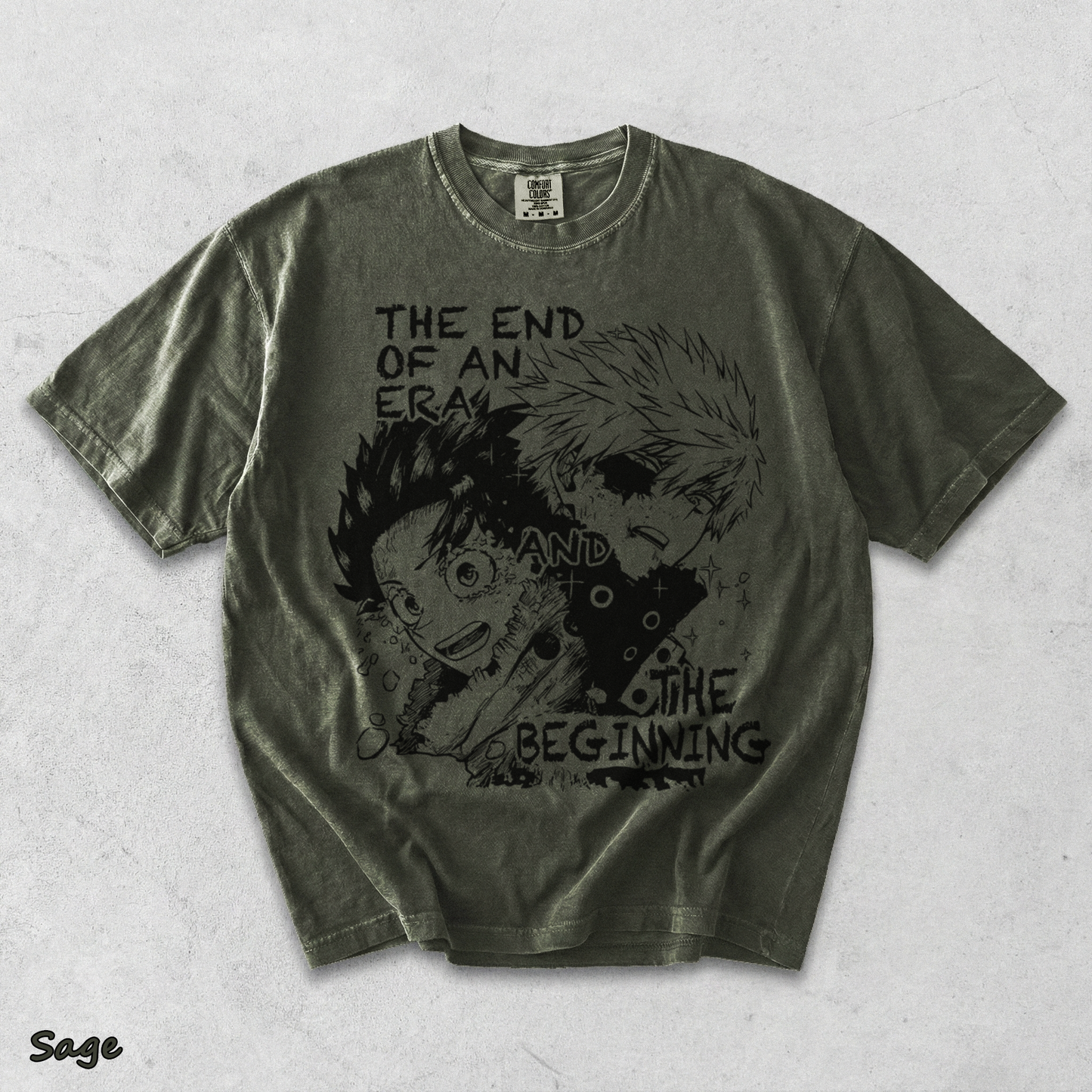 Bakugo x Deku The End & The Beginning - Sage mockup