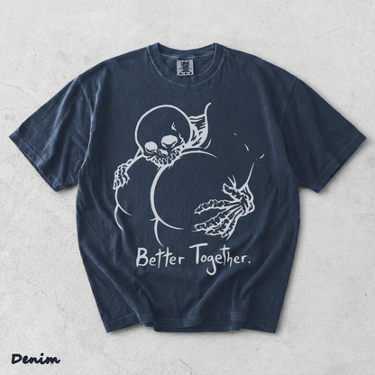 Better Together Skull 2 - Denim mockup