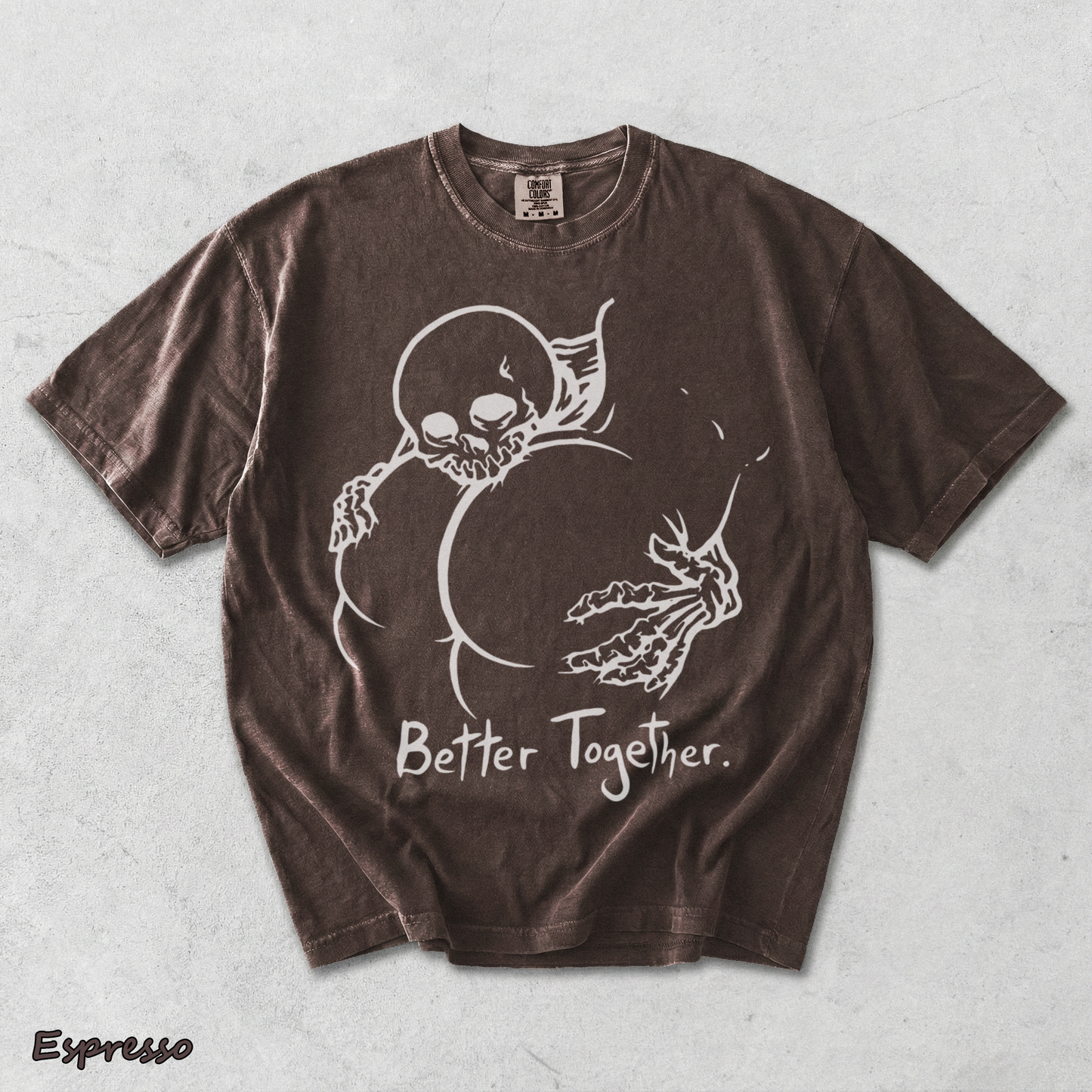 Better Together Skull 2 - Espresso mockup