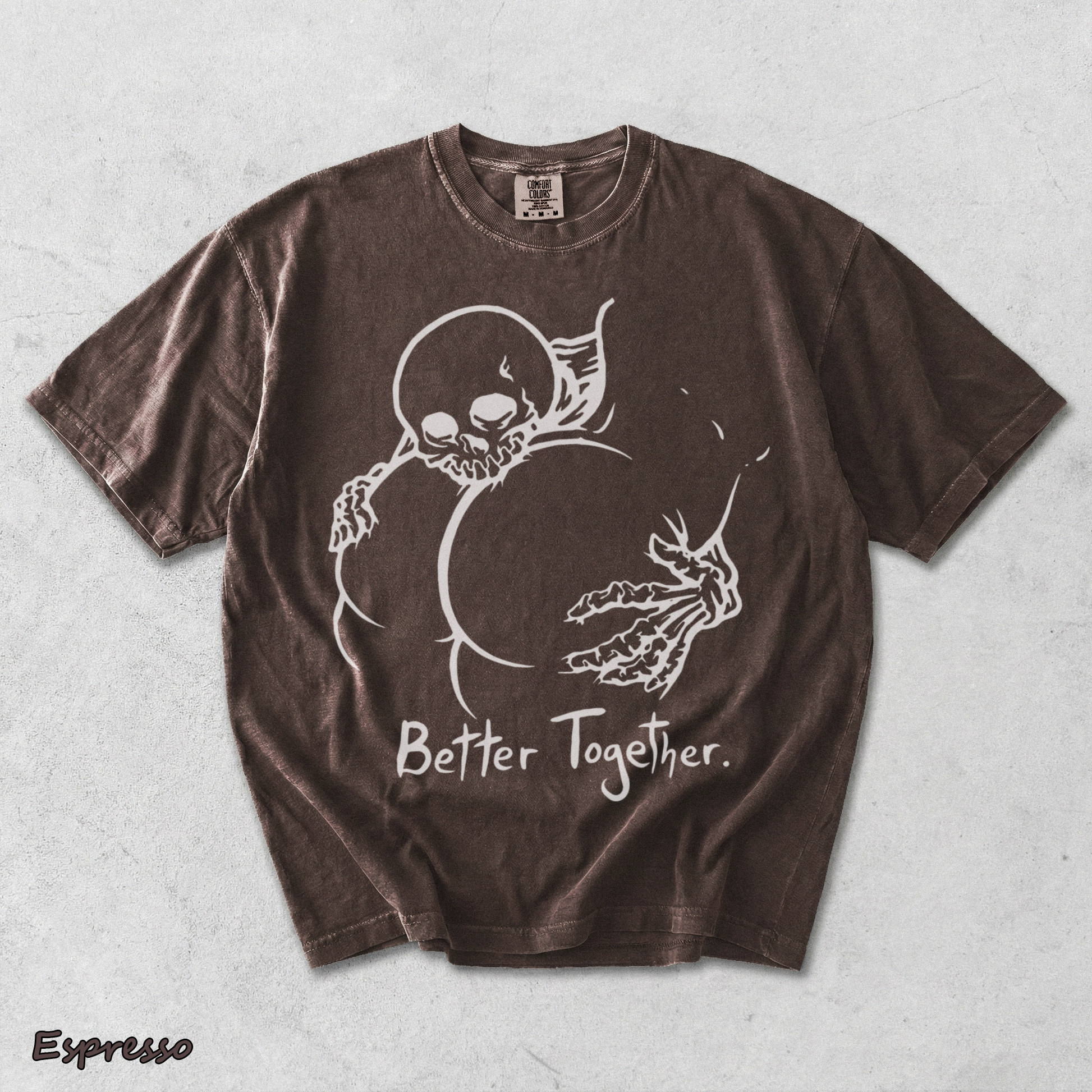 Better Together Skull 2 - Espresso mockup