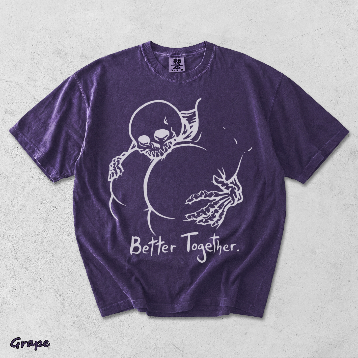 Better Together Skull 2 - Grape mockup
