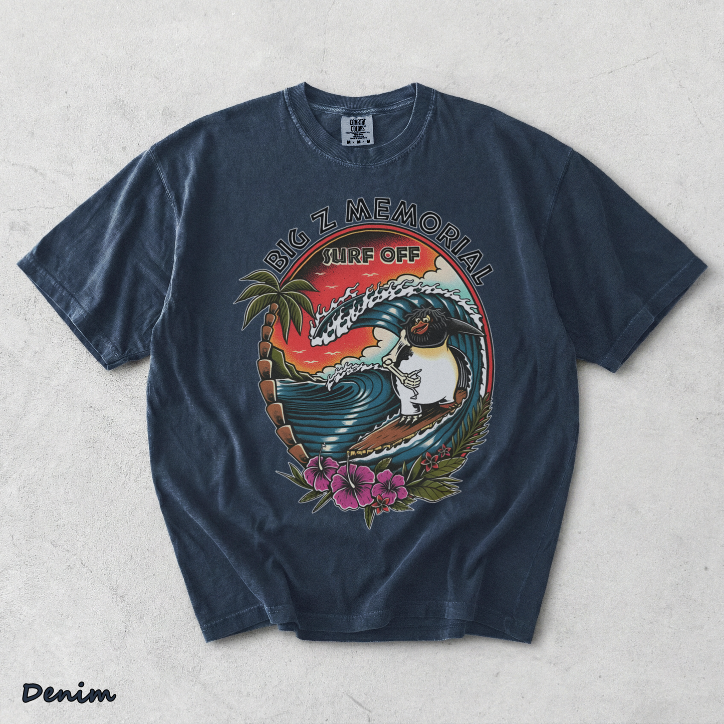 Big Z Memorial Surf Off - Denim mockup