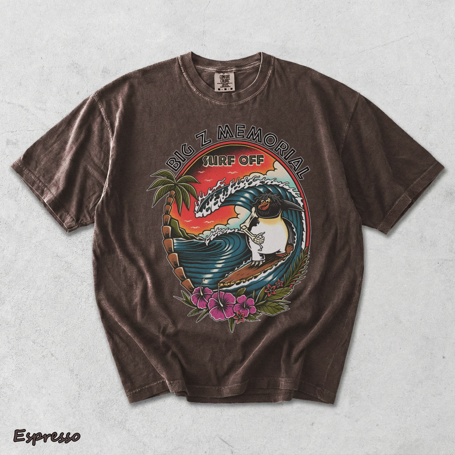 Big Z Memorial Surf Off - Espresso mockup