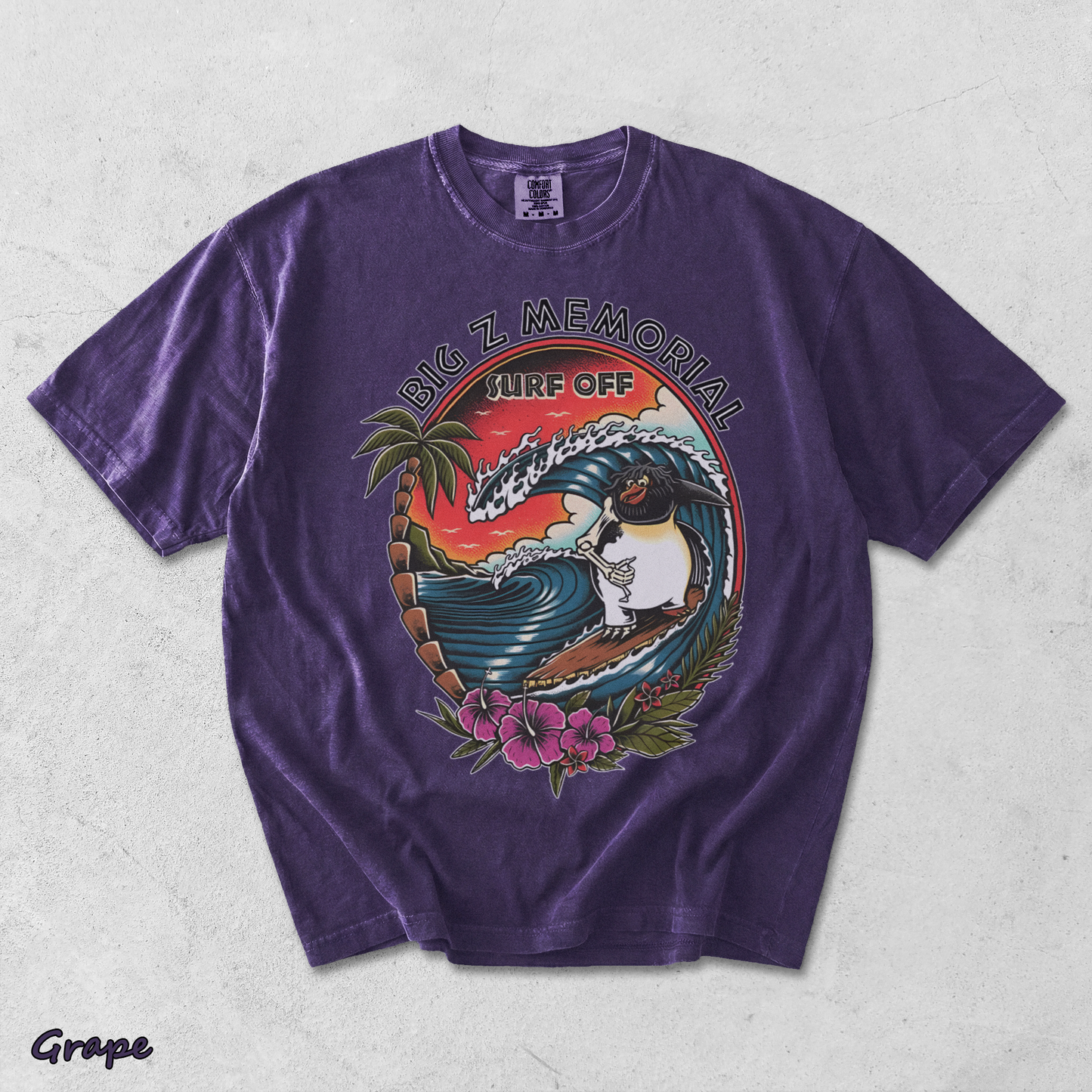 Big Z Memorial Surf Off - Grape mockup