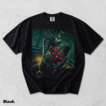 BioShock 2 12-14445-72516 Nemo back black - Black mockup