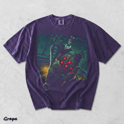 BioShock 2 12-14445-72516 Nemo back black - Grape mockup