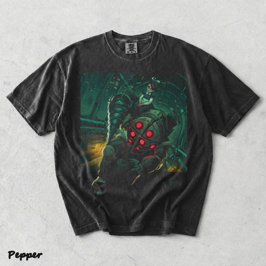 BioShock 2 12-14445-72516 Nemo back black - Pepper mockup