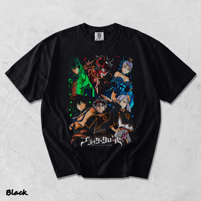Black Clover Asta Yuno T-shirt - Black mockup