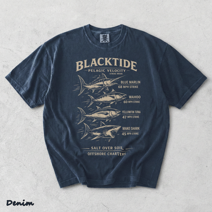 Blacktide Pelagic Velocity - Denim mockup