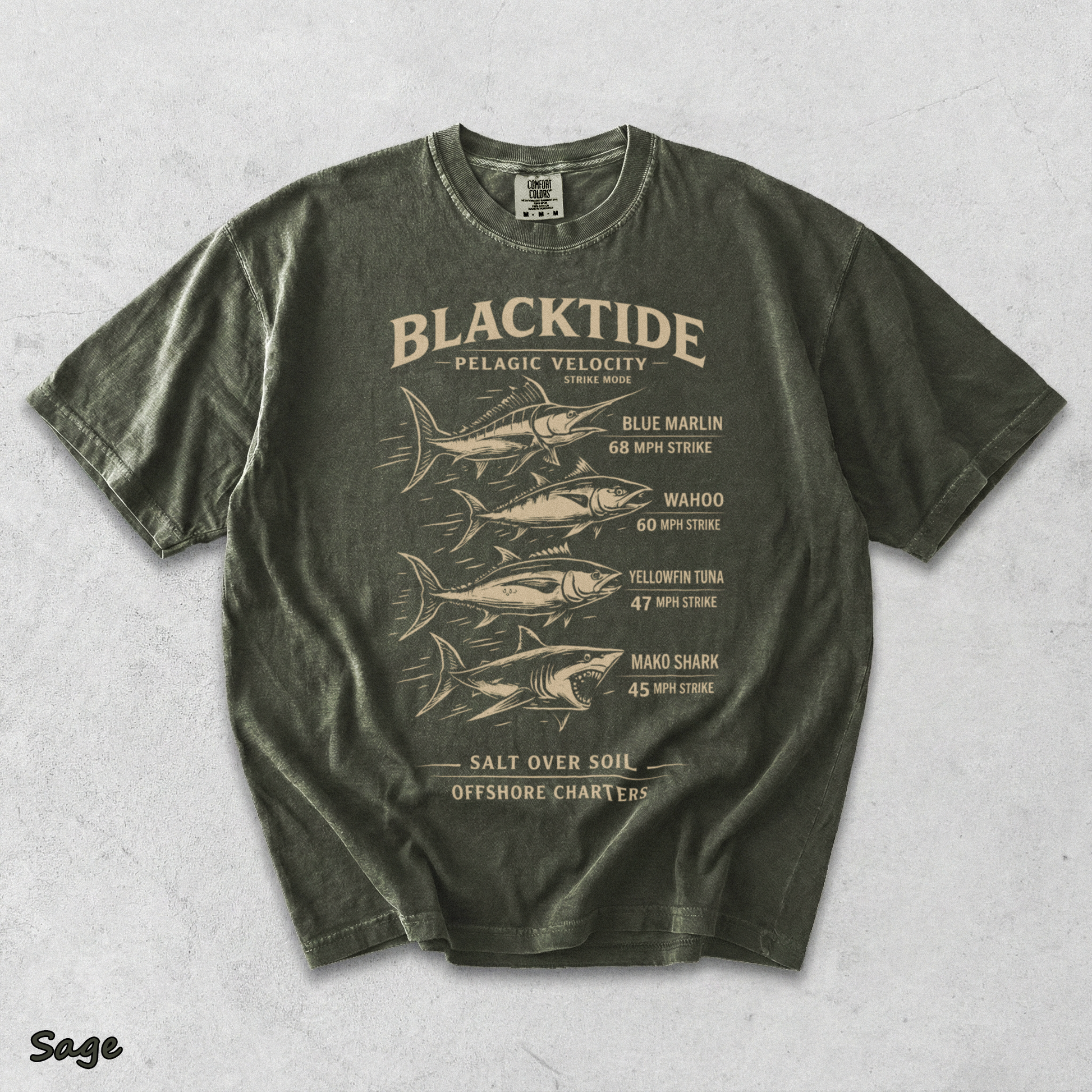 Blacktide Pelagic Velocity - Sage mockup