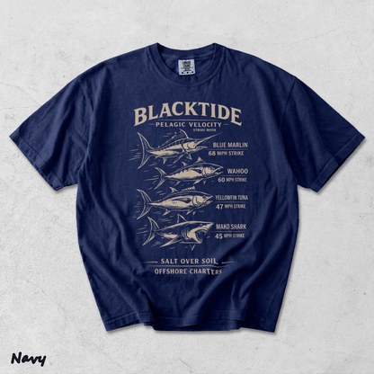 Blacktide Pelagic Velocity - True Navy mockup