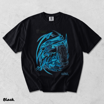 Blue Eyes White Dragon Double Sided - Black mockup