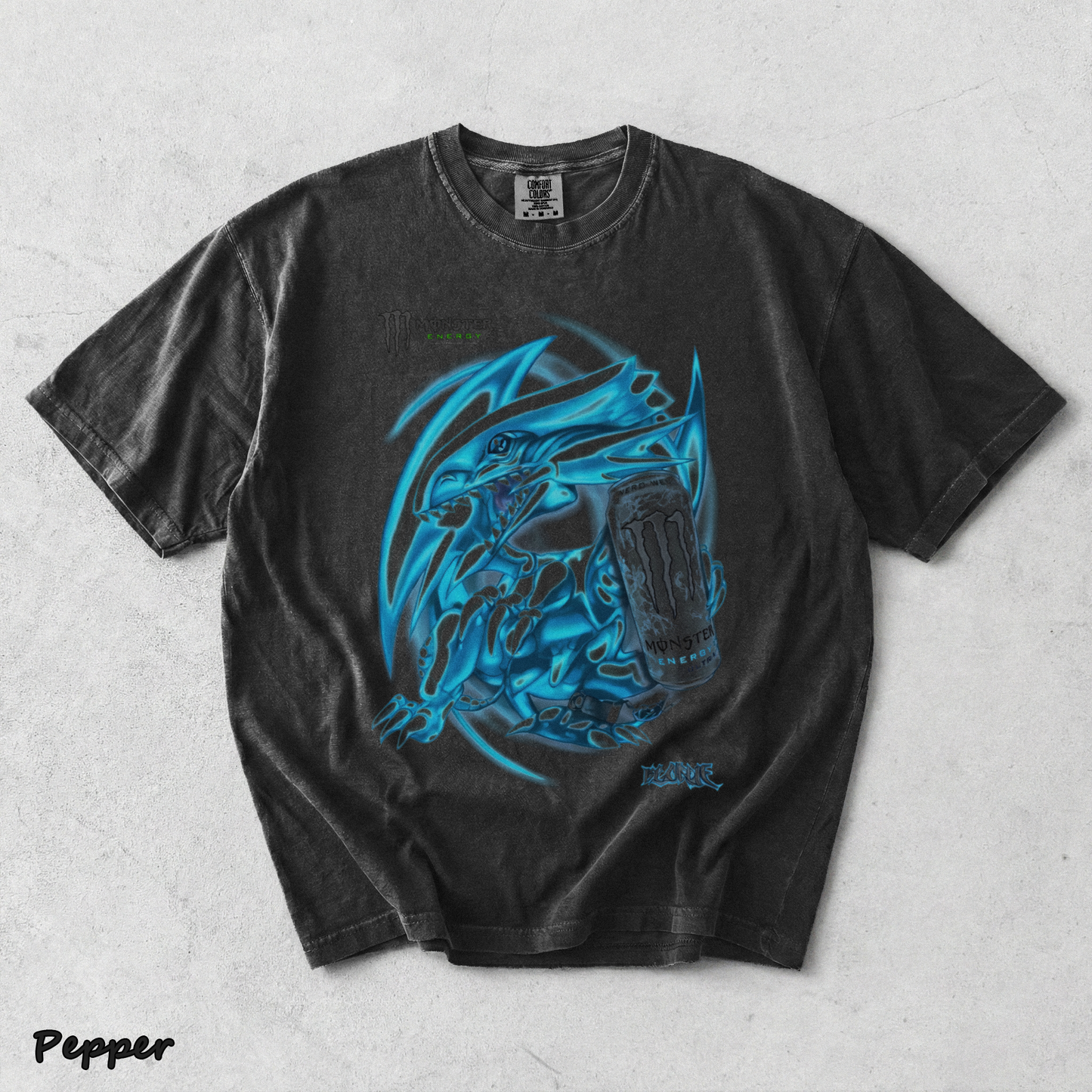 Blue Eyes White Dragon Double Sided - Pepper mockup