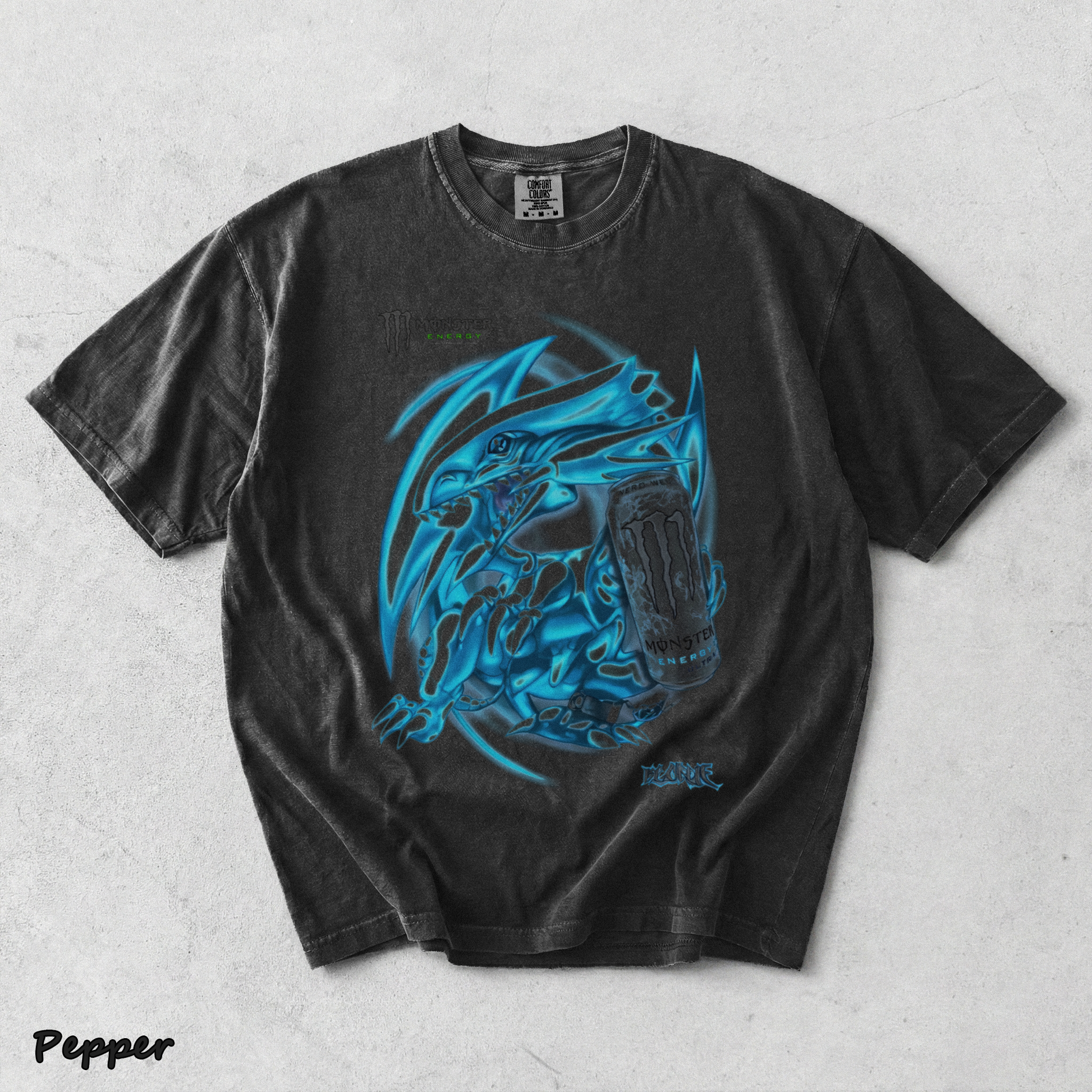 Blue Eyes White Dragon Double Sided - Pepper mockup