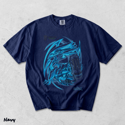 Blue Eyes White Dragon Double Sided - True Navy mockup