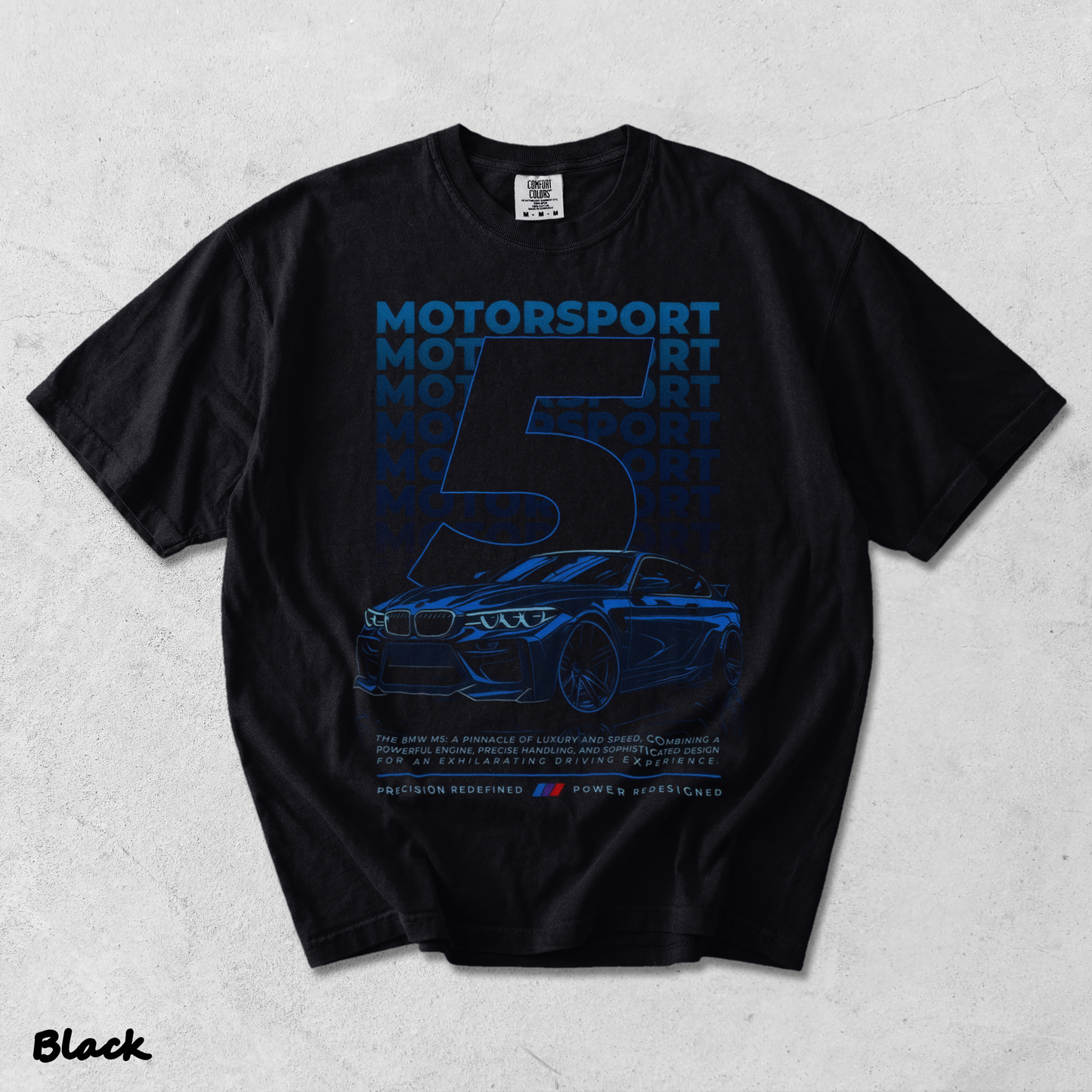 BMW M5 - Black mockup