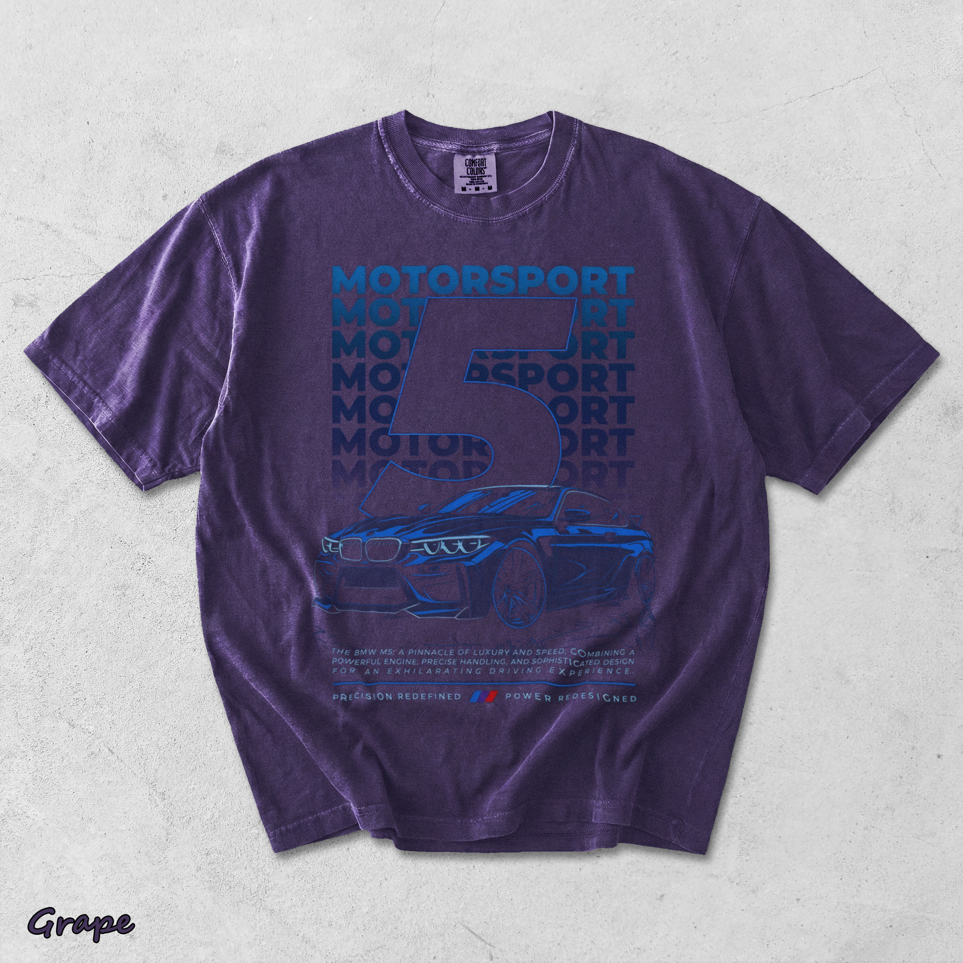 BMW M5 - Grape mockup