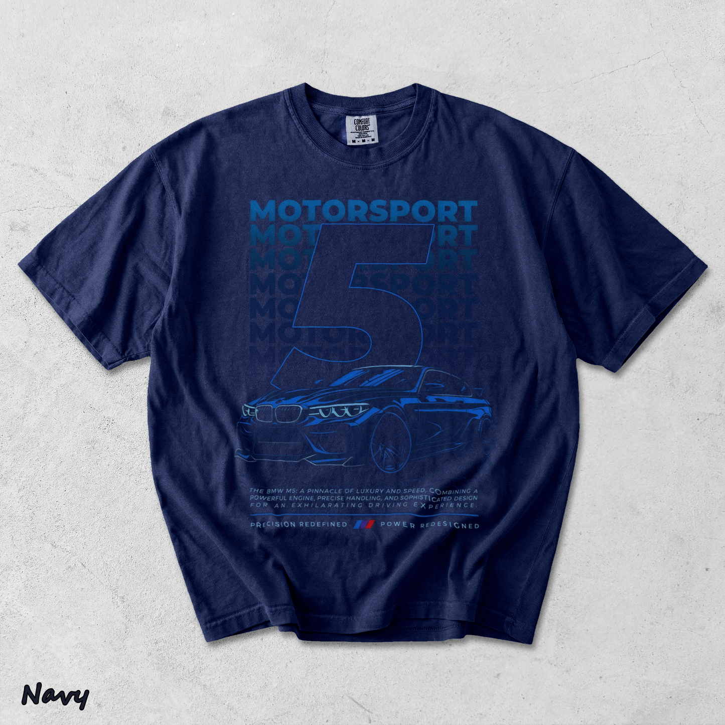 BMW M5 - True Navy mockup