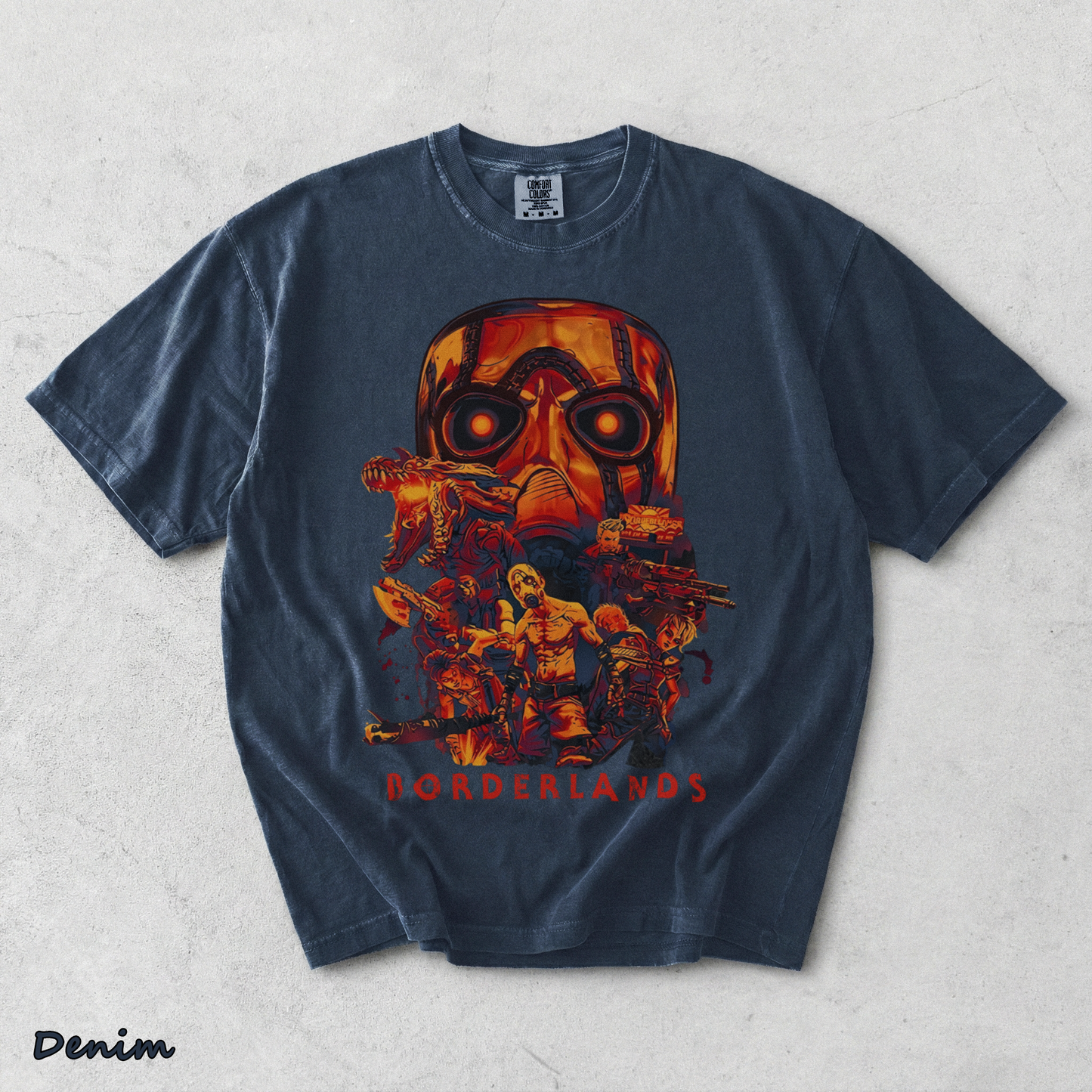 Borderlands - Denim mockup
