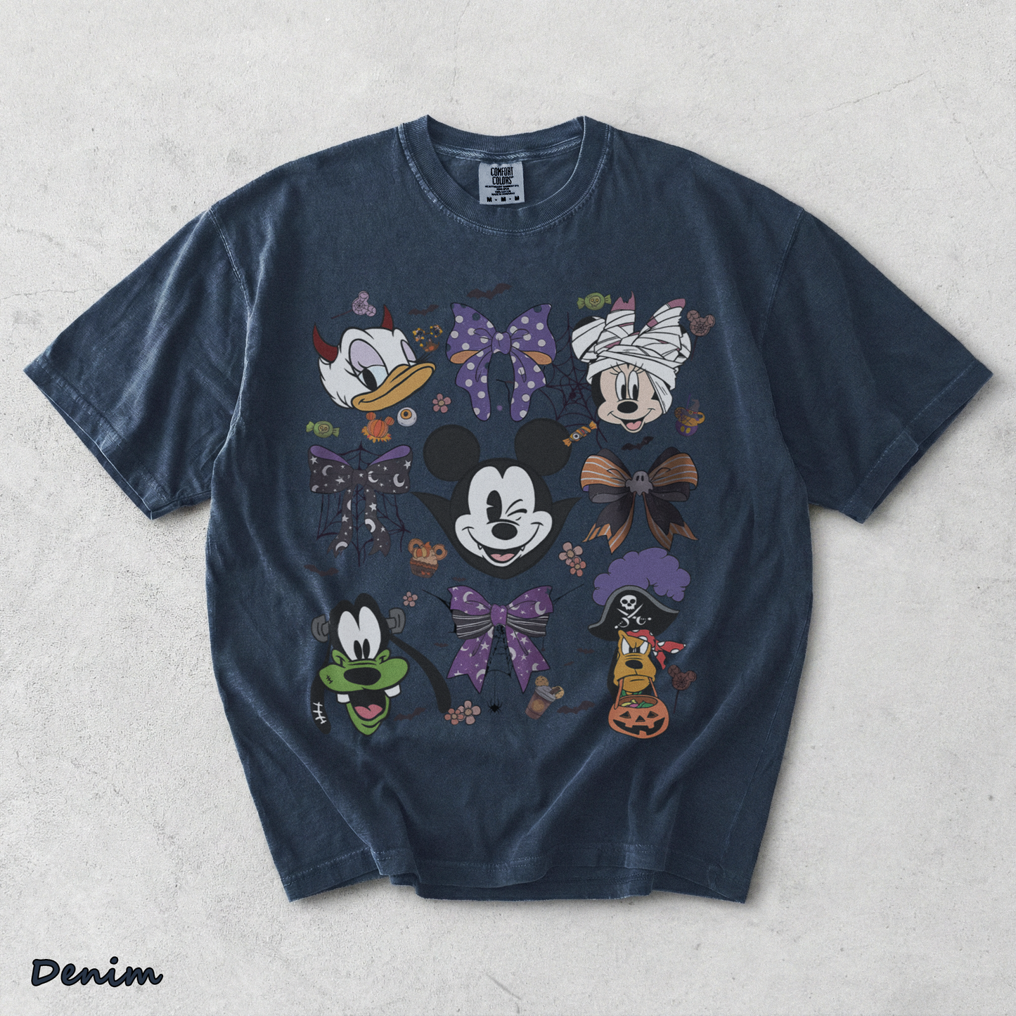 Bows Disney Halloween 2025 - Denim mockup