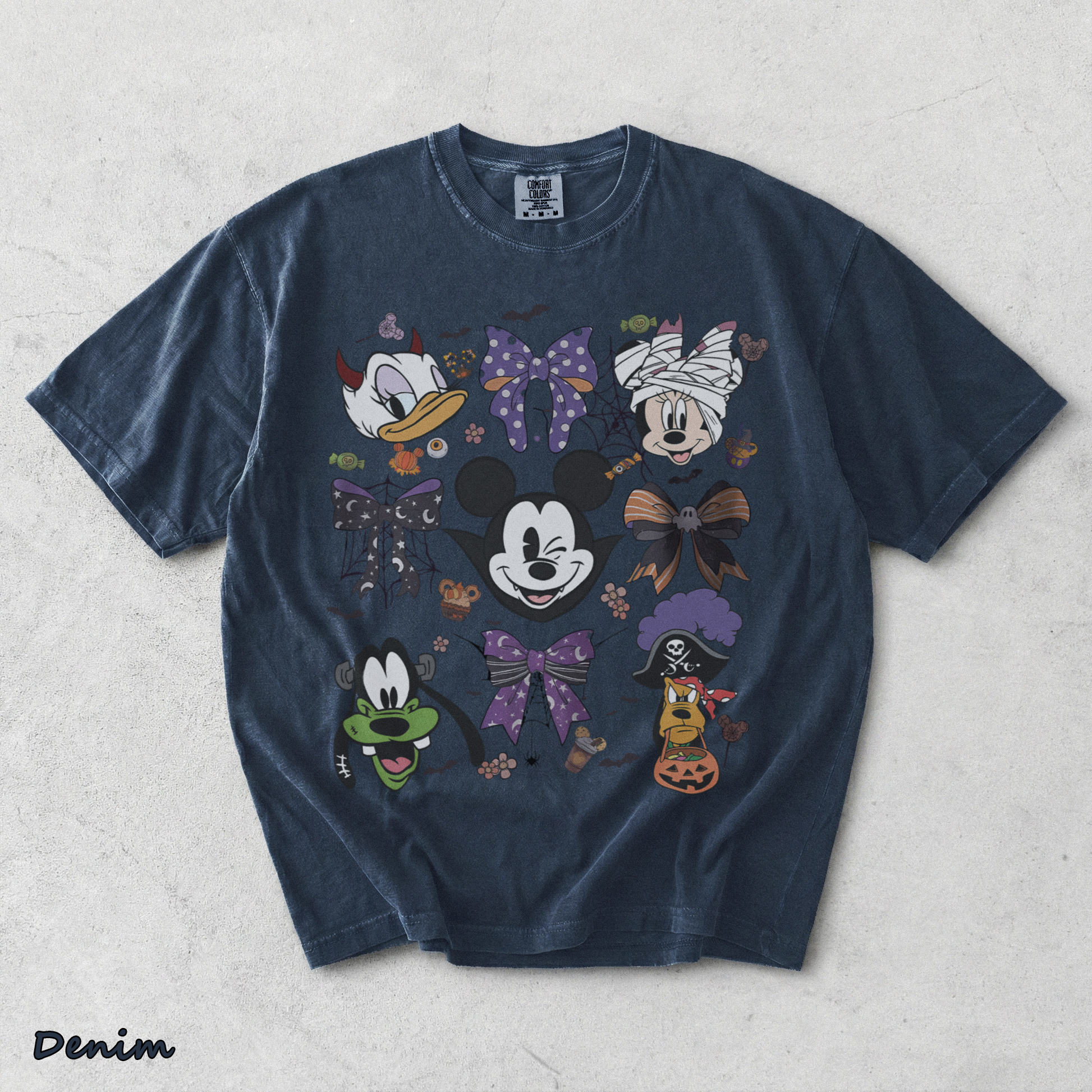 Bows Disney Halloween 2025 - Denim mockup