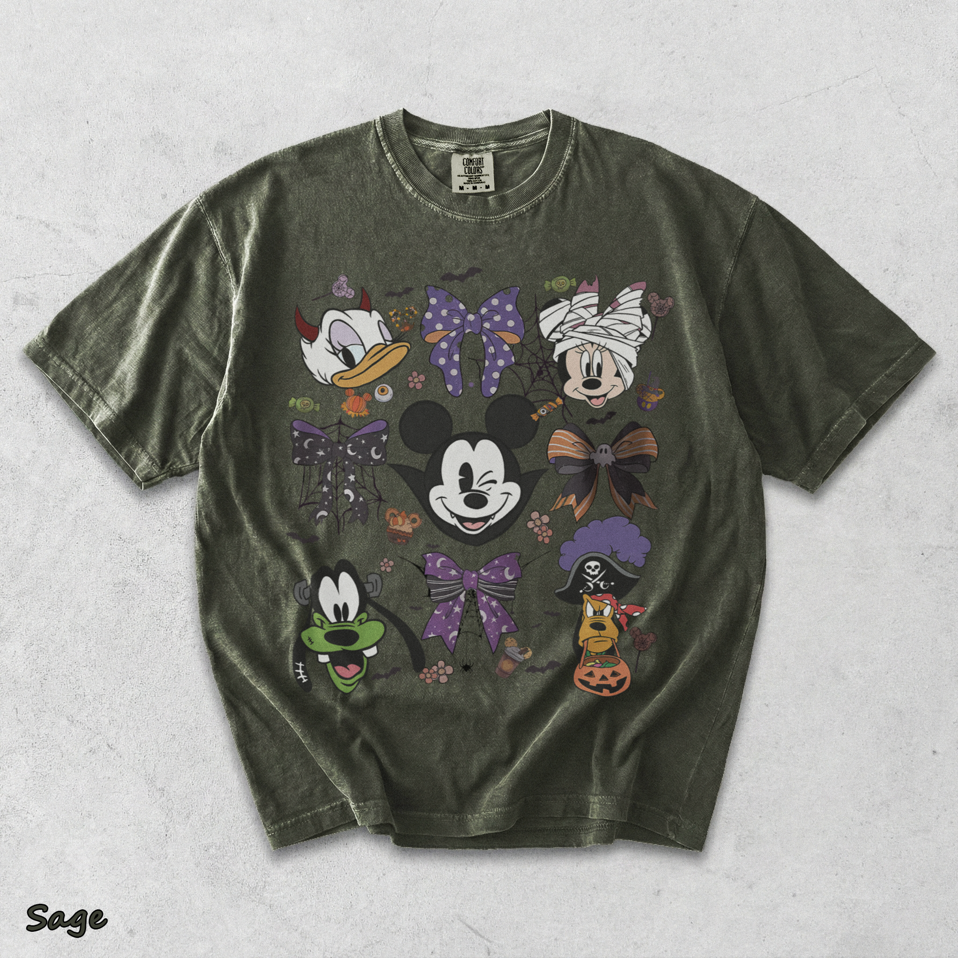 Bows Disney Halloween 2025 - Sage mockup