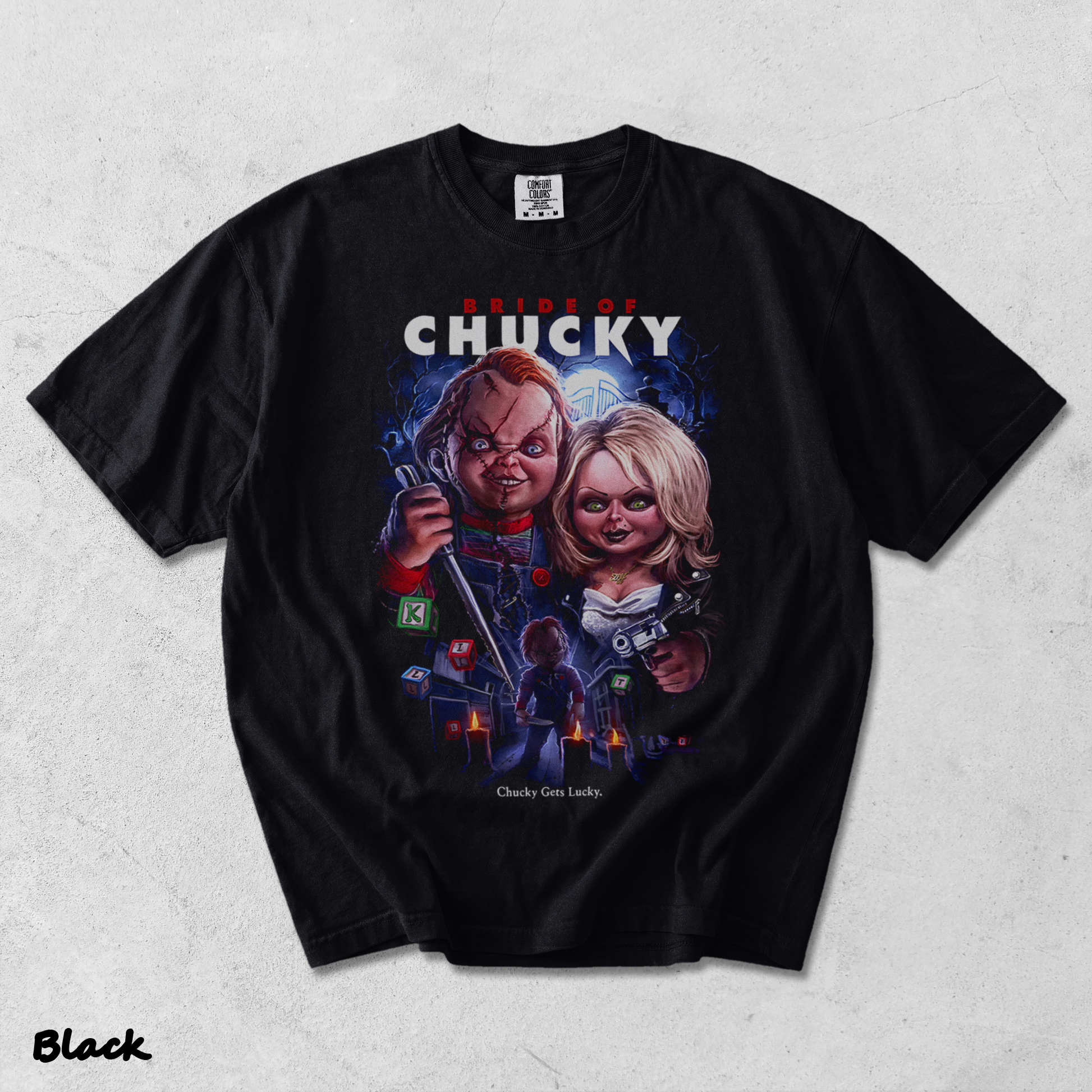 BRIDE OF CHUCKY - Black mockup