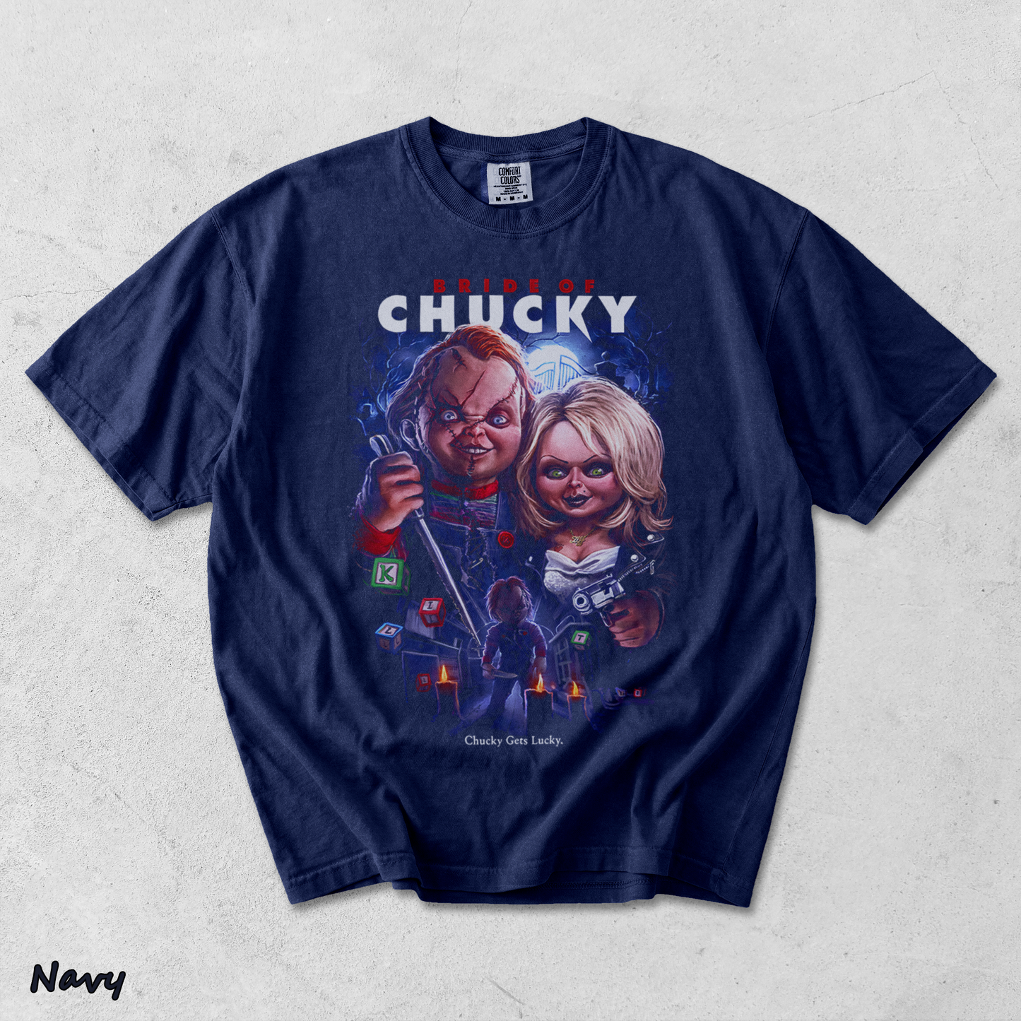 BRIDE OF CHUCKY - True Navy mockup