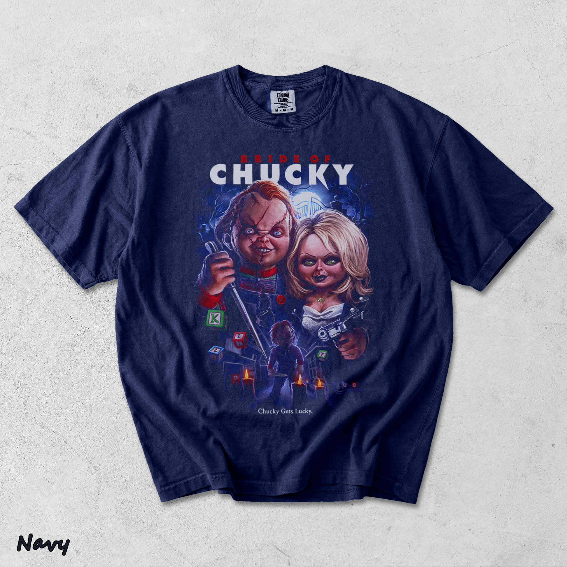 BRIDE OF CHUCKY - True Navy mockup