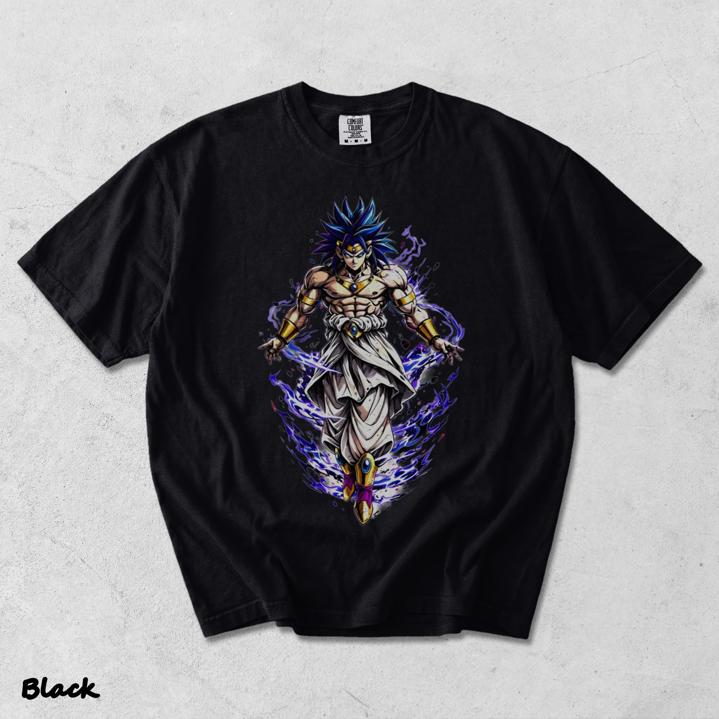 Broly - DBZ 08-14483-95177 Nemo back - Black mockup