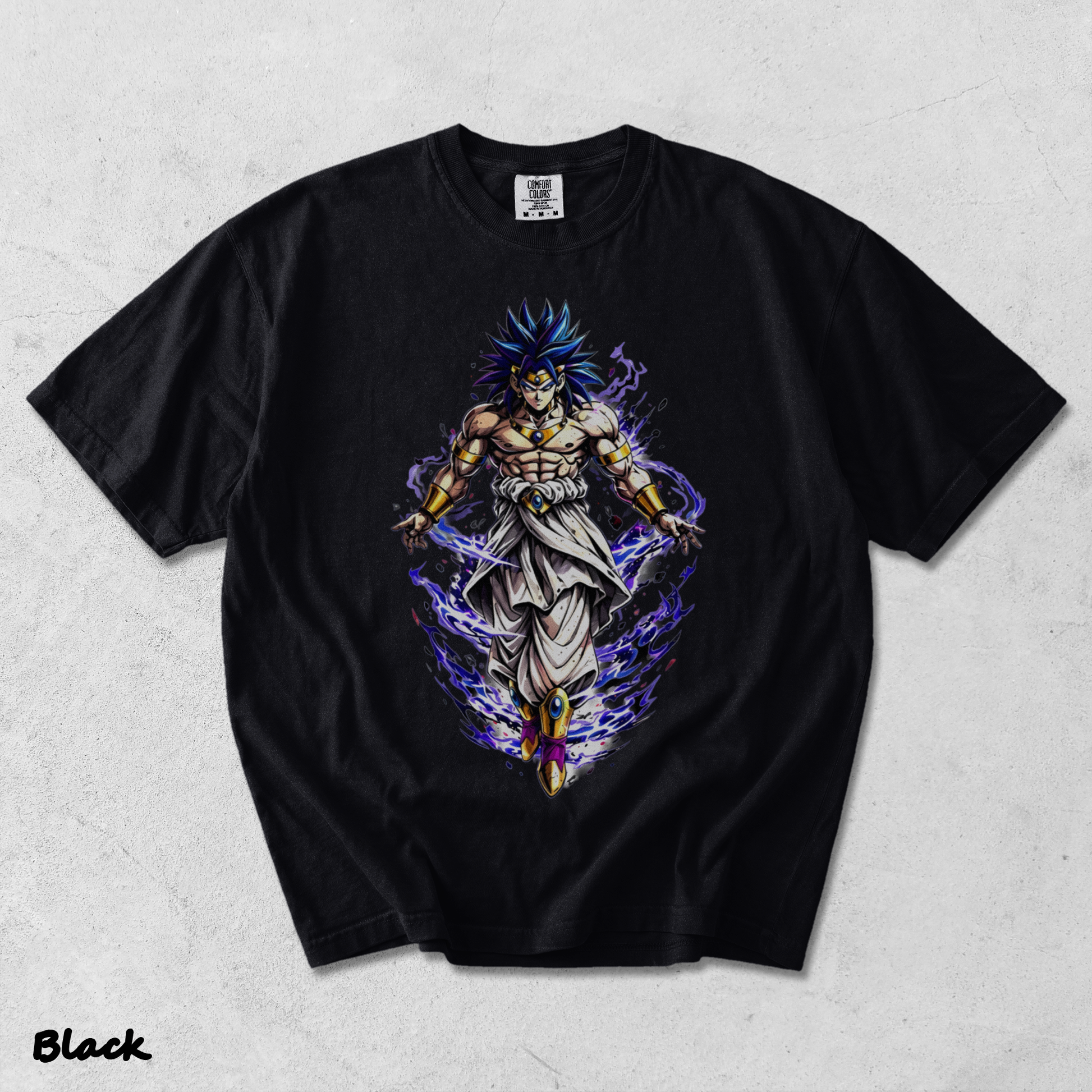 Broly - DBZ 08-14483-95177 Nemo back - Black mockup