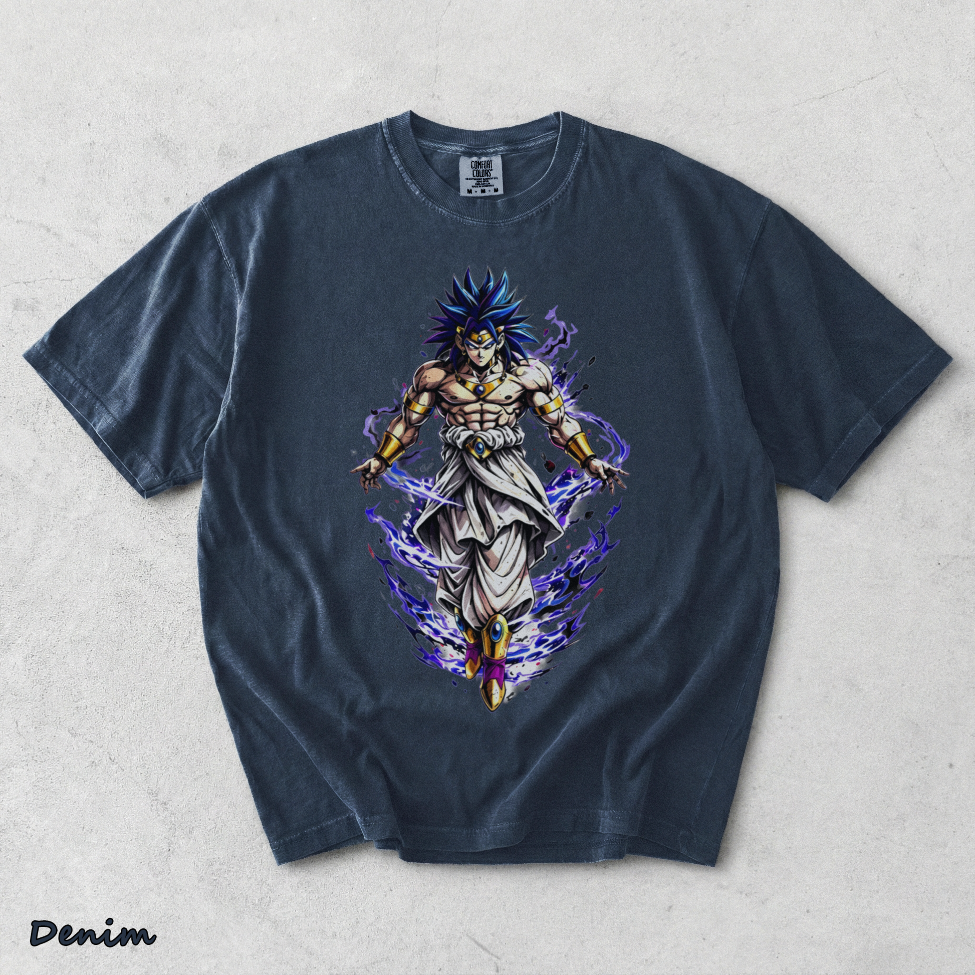 Broly - DBZ 08-14483-95177 Nemo back - Denim mockup