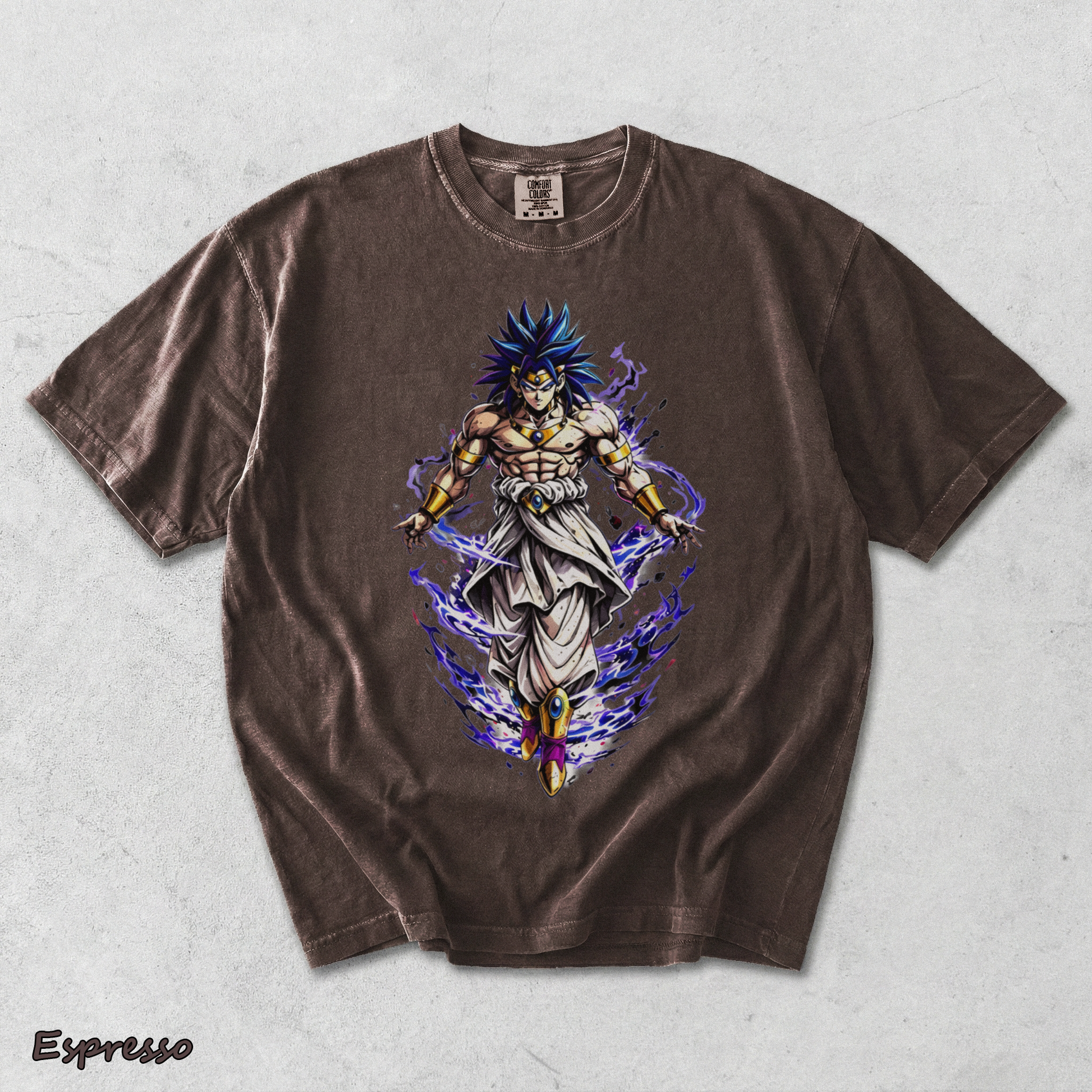 Broly - DBZ 08-14483-95177 Nemo back - Espresso mockup