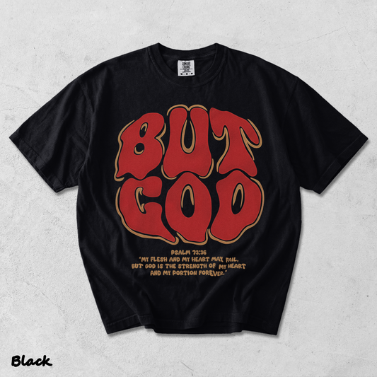 BUT GOD - Black mockup