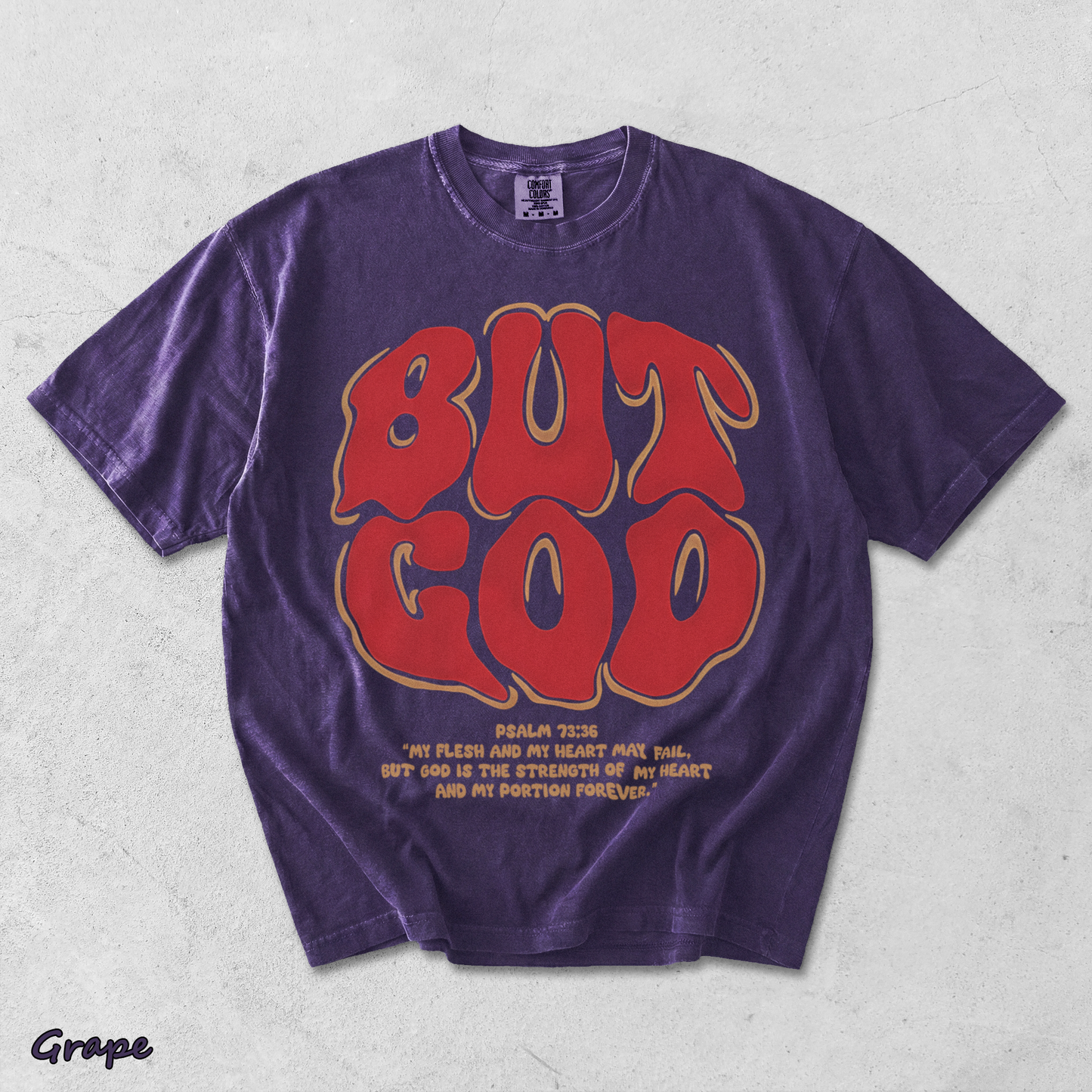 BUT GOD - Grape mockup