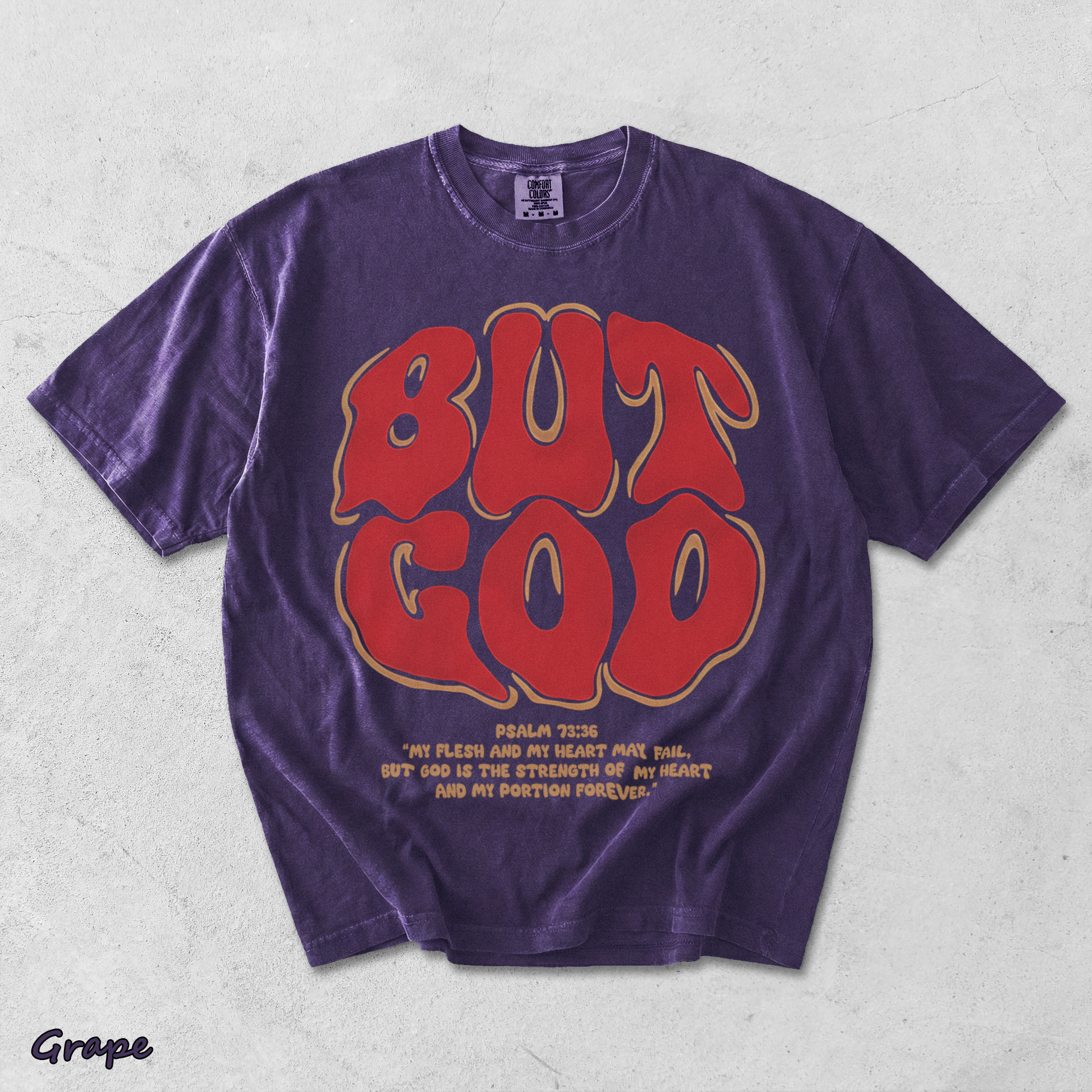 BUT GOD - Grape mockup