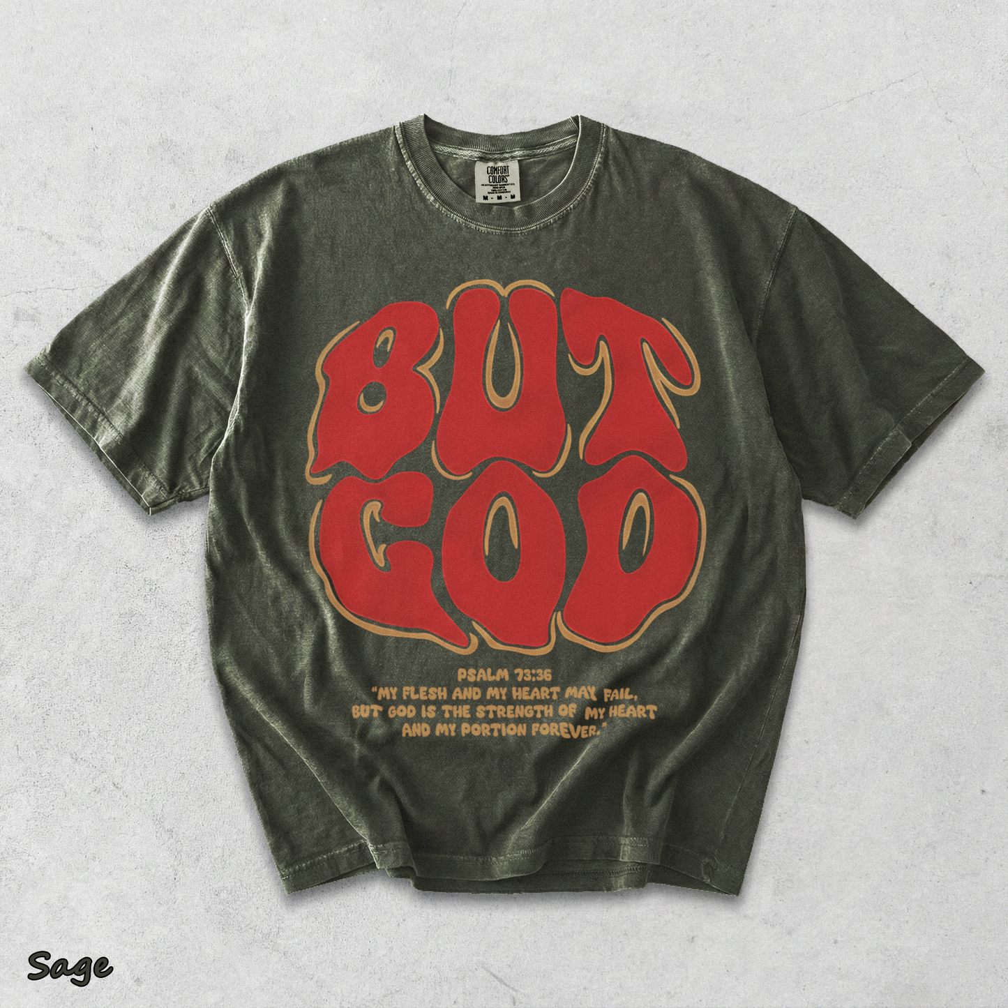 BUT GOD - Sage mockup