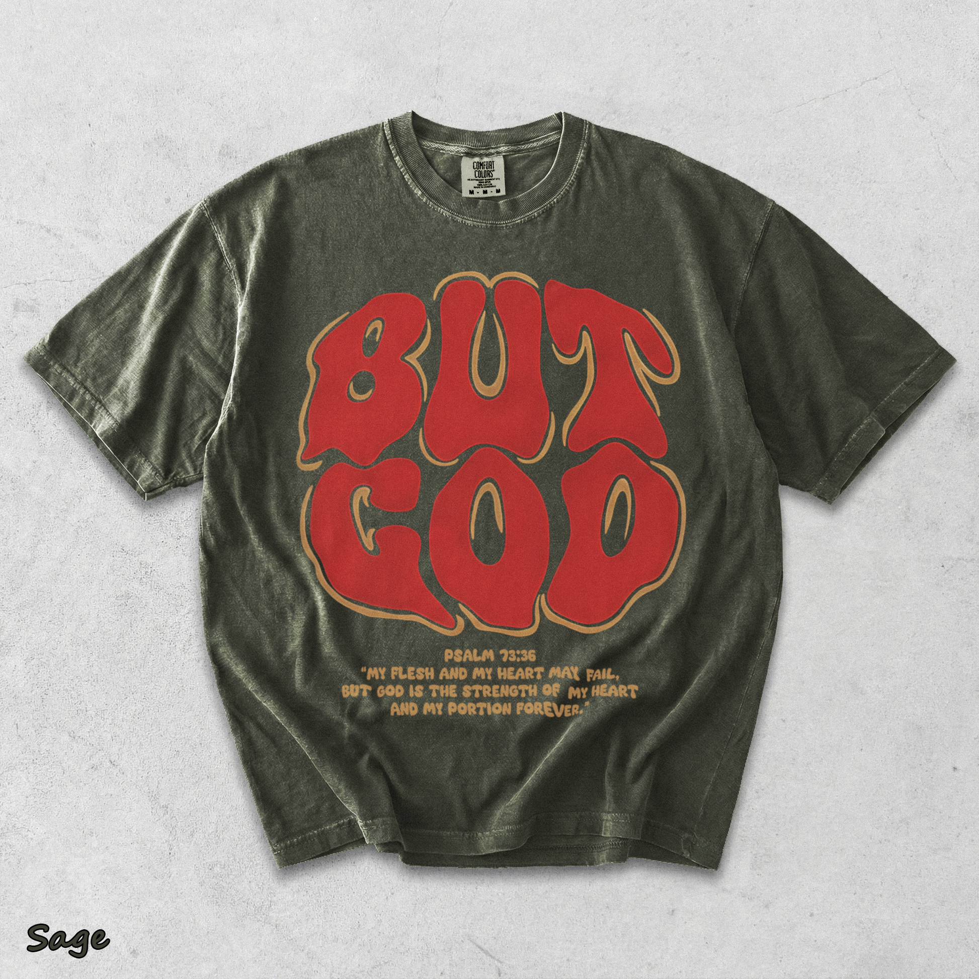 BUT GOD - Sage mockup